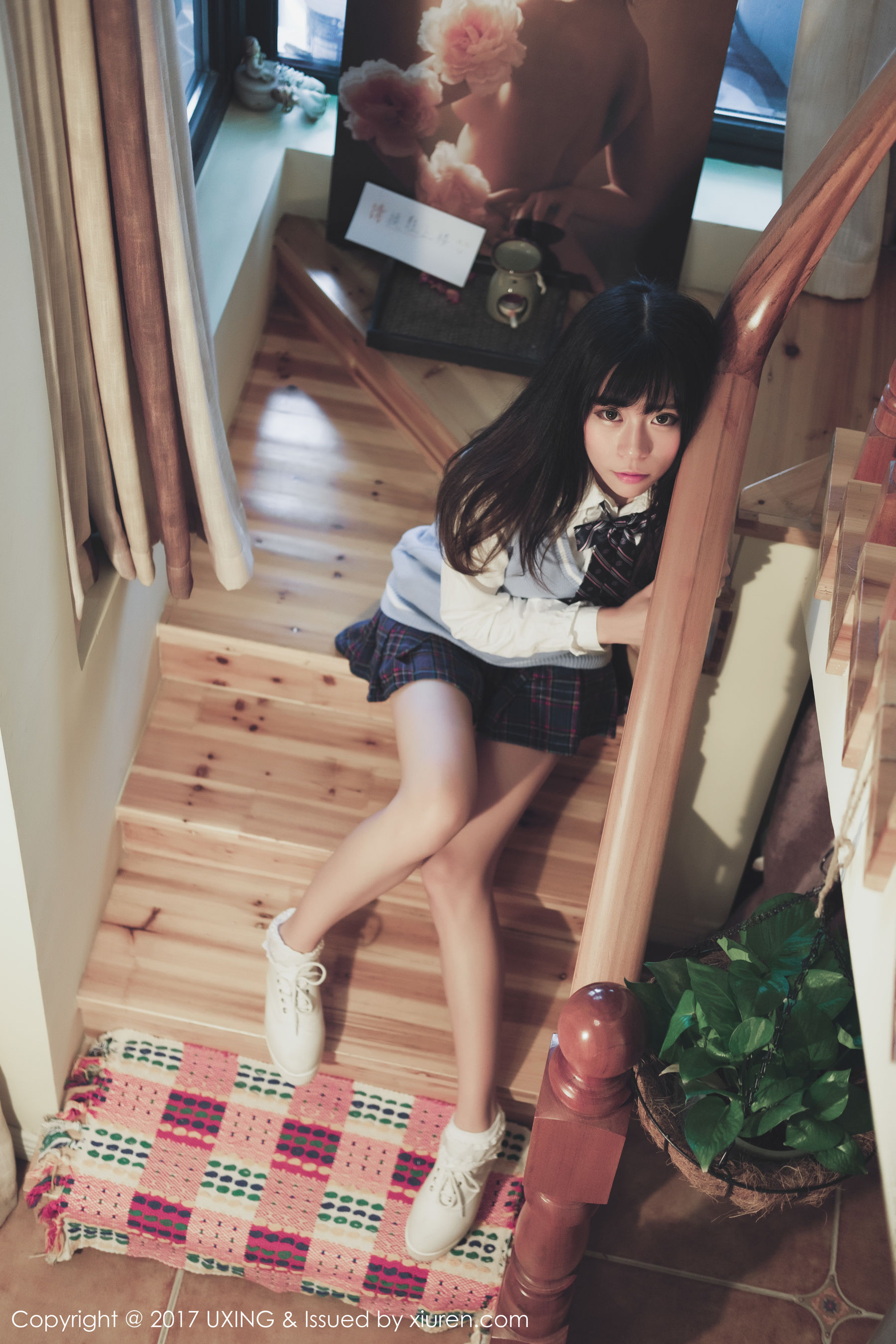 Model YO Sauce Student ClothingLace Dress 优 x x VOL.048