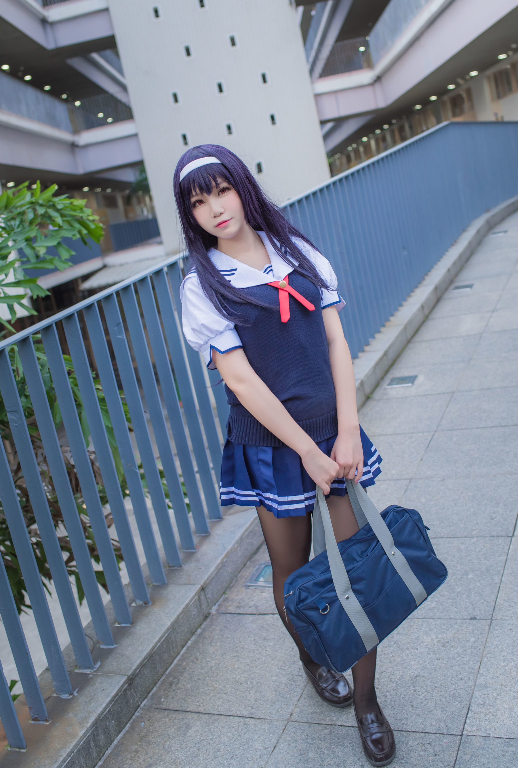Loli cos Platinum Saki -School Uniform