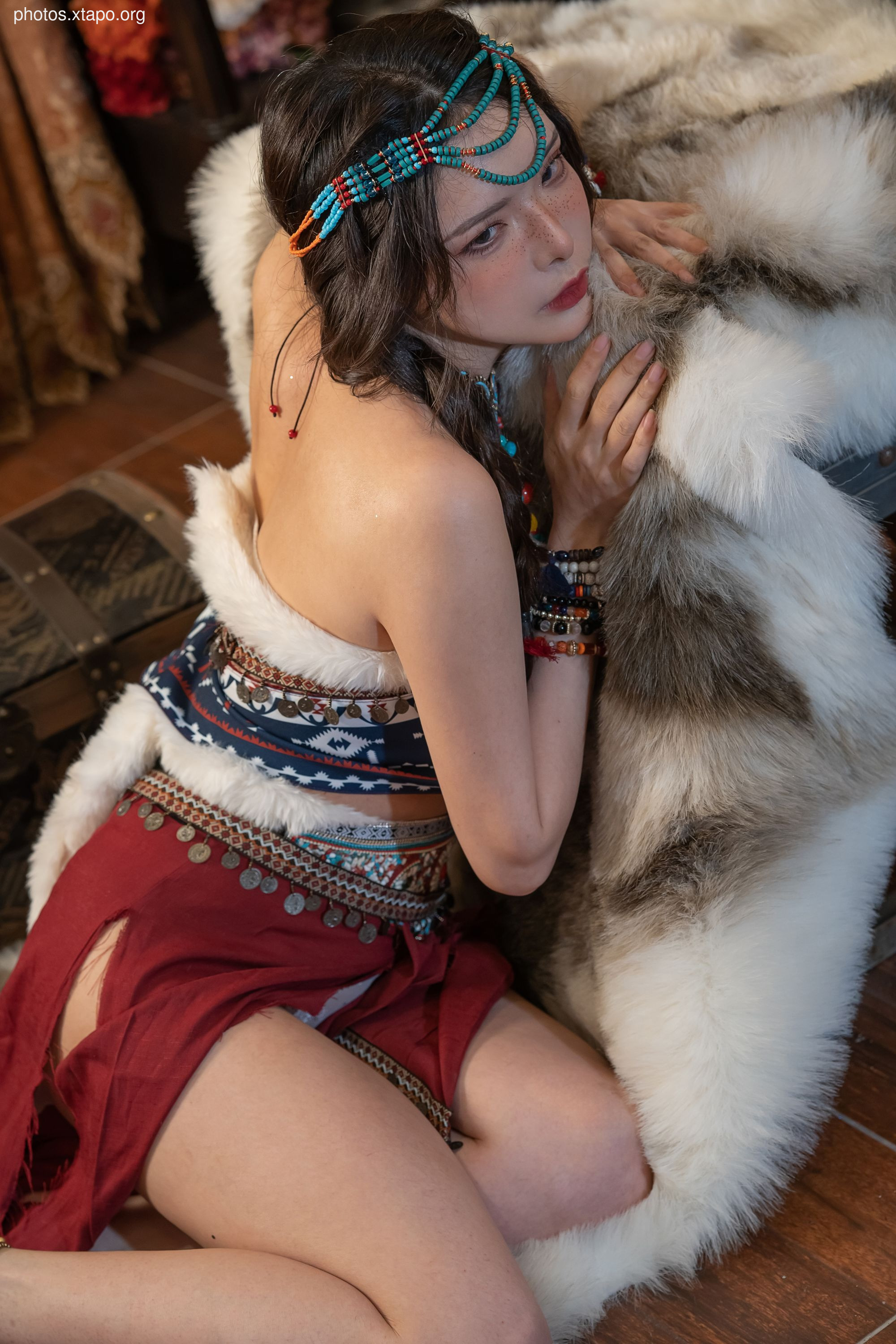 Autumn and Corgi (Xia Xiaoqiu Qiuqiu) -The freckles girl 34P -465MB