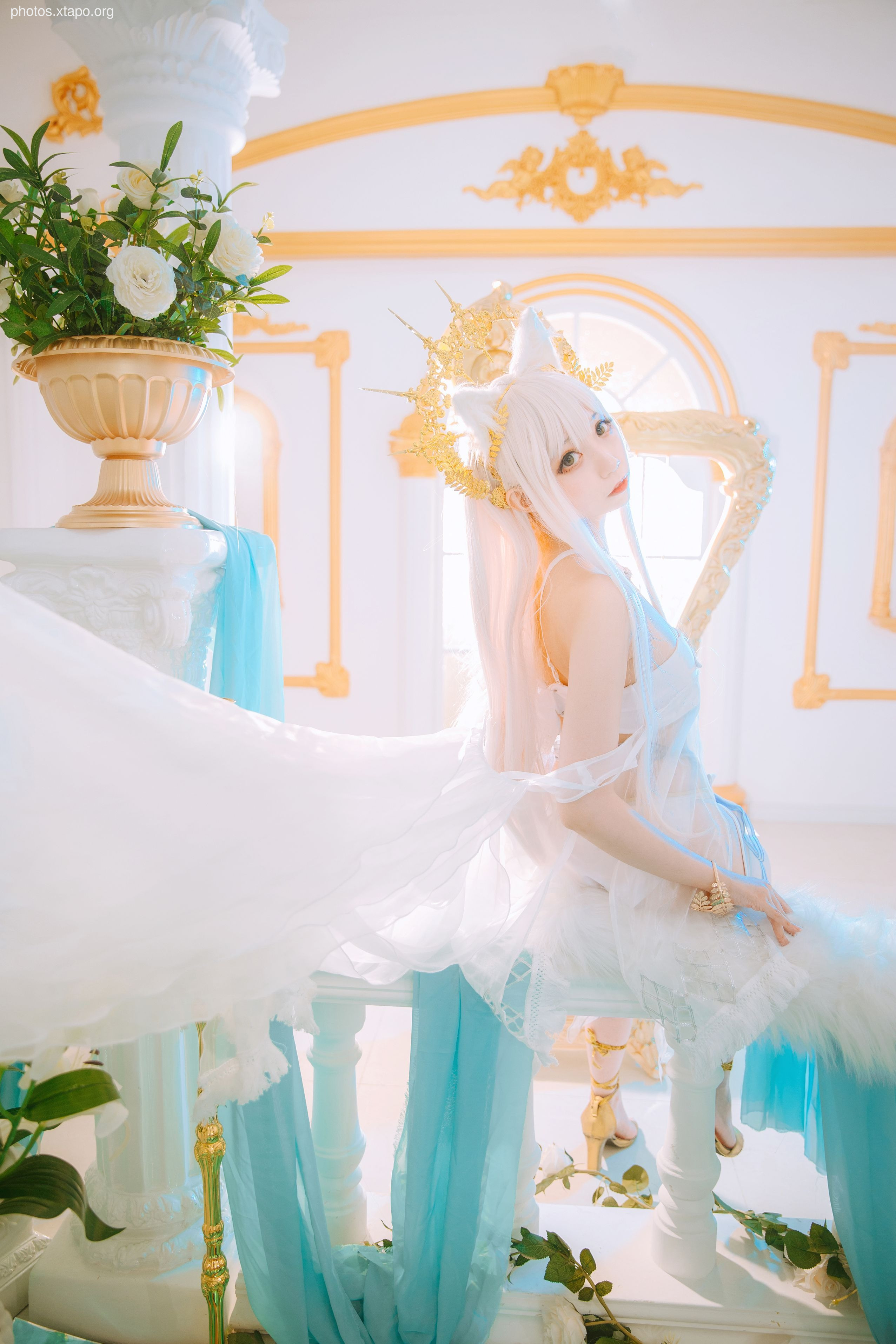 Ono Temple sweet potato Platinum swimsuit