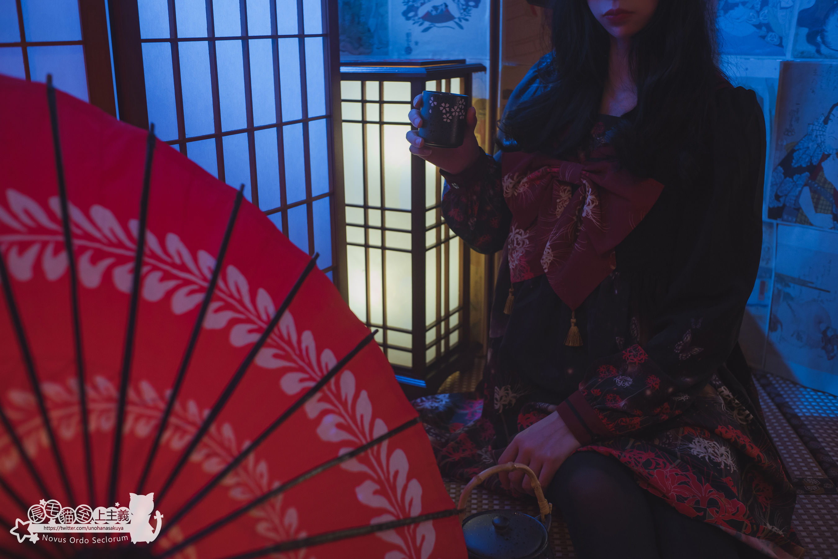 Welfare COS Waiser Kagiki Rin Rin Rin Josei -On the night when cluster amaryllis blooms