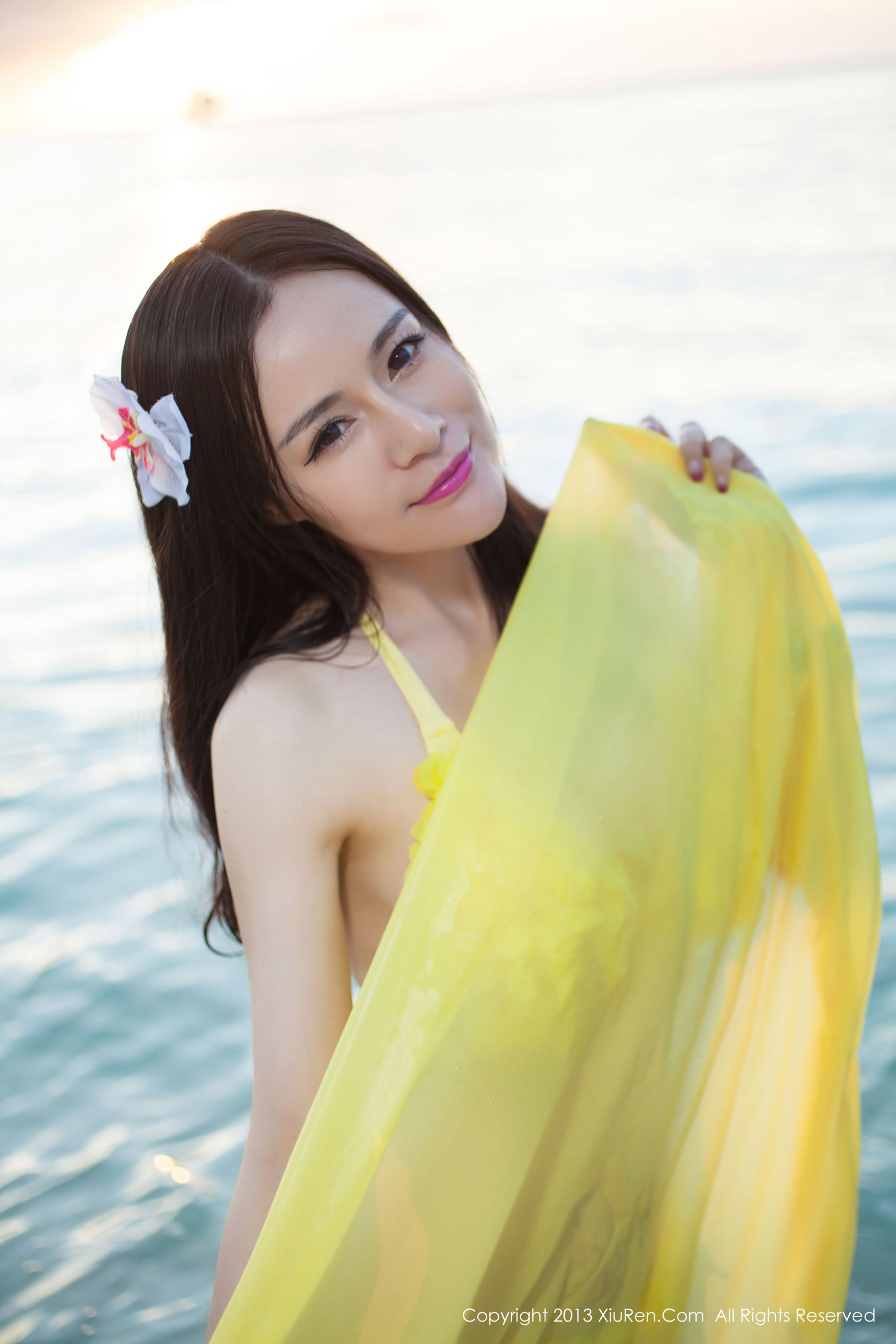 nancy small -seaside beautiful Bikini series Xiuren No.069