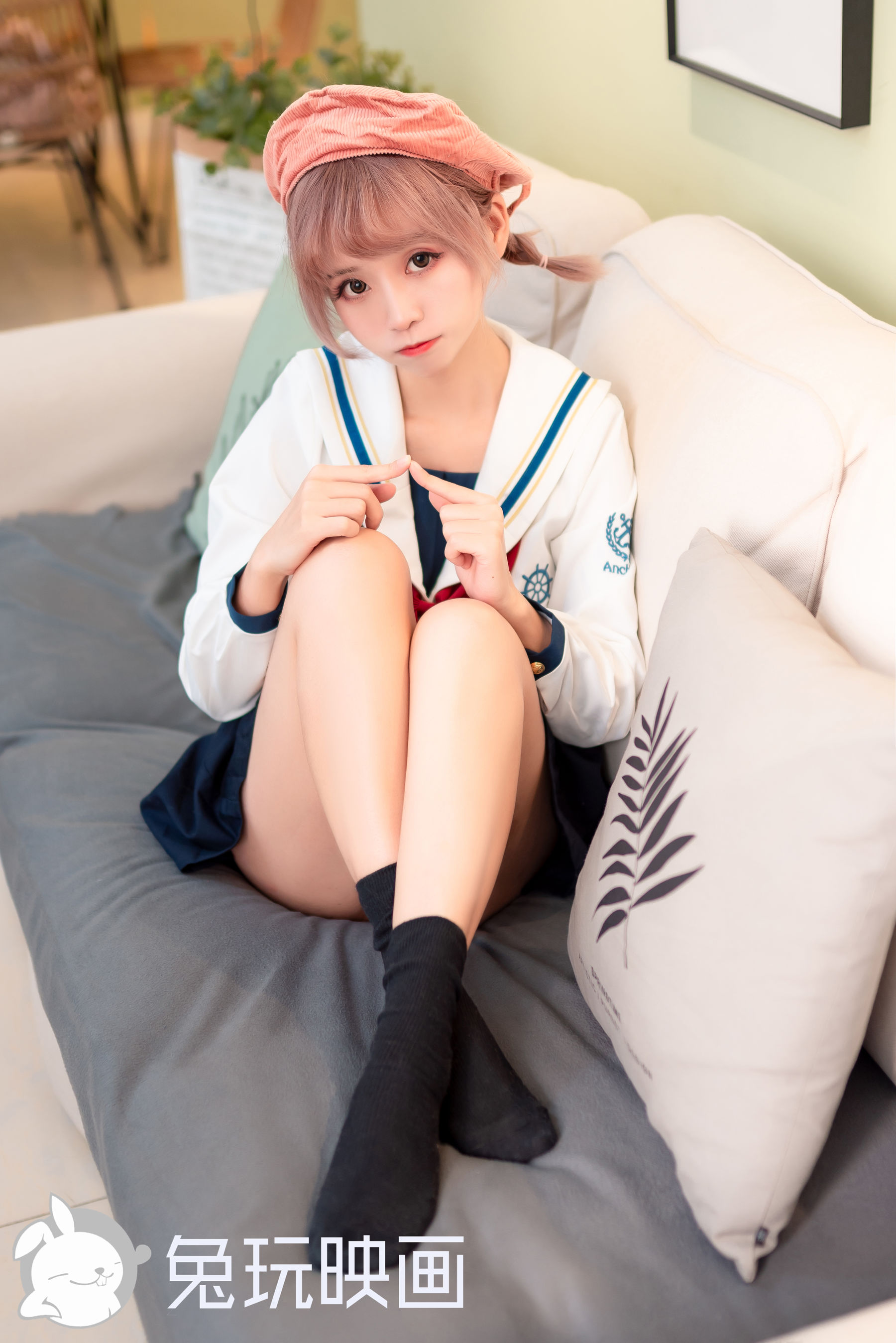 Rabbit Playing -JK Uniform Vol.040 Playful Girl