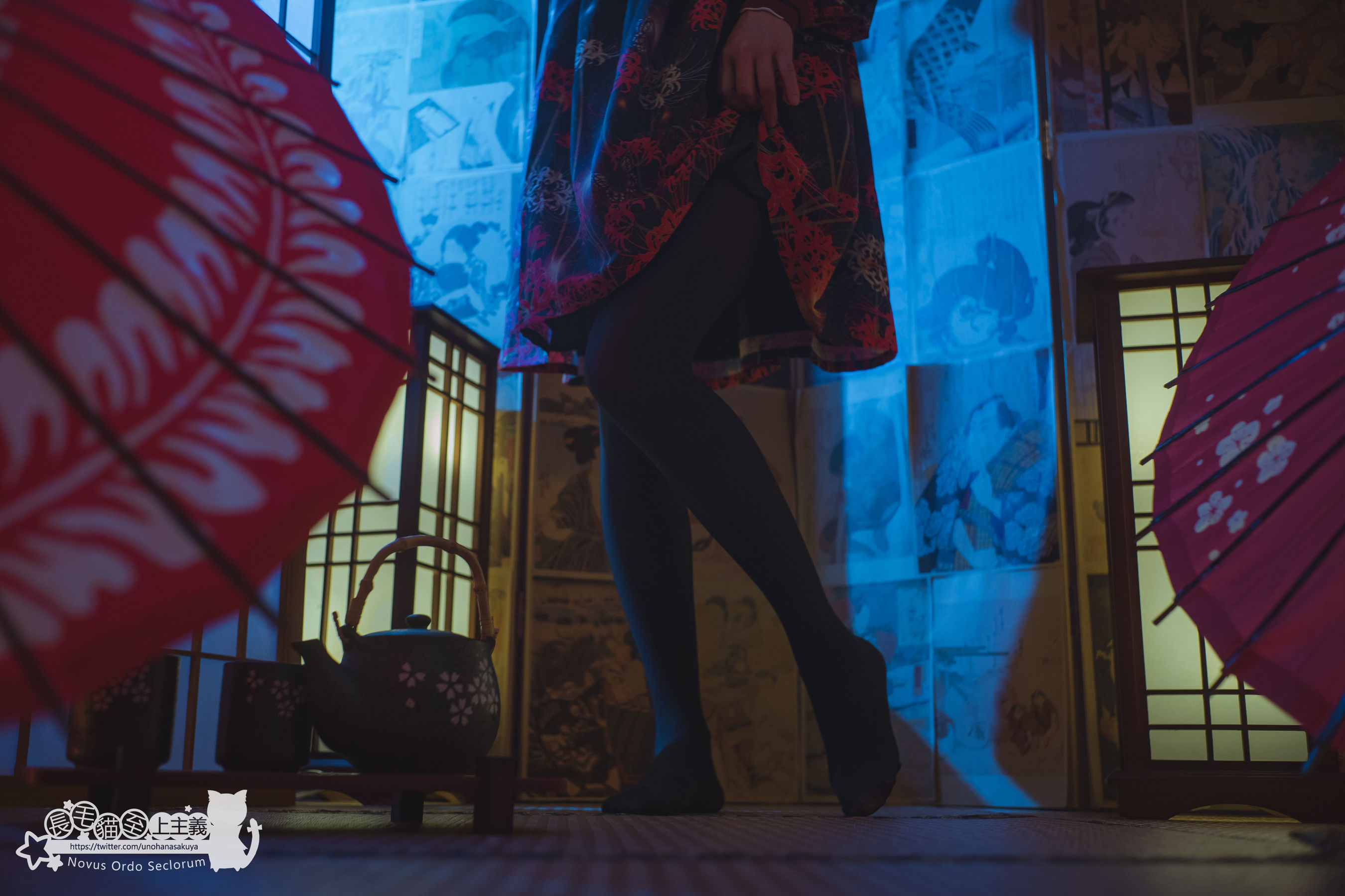 Welfare COS Waiser Kagiki Rin Rin Rin Josei -On the night when cluster amaryllis blooms