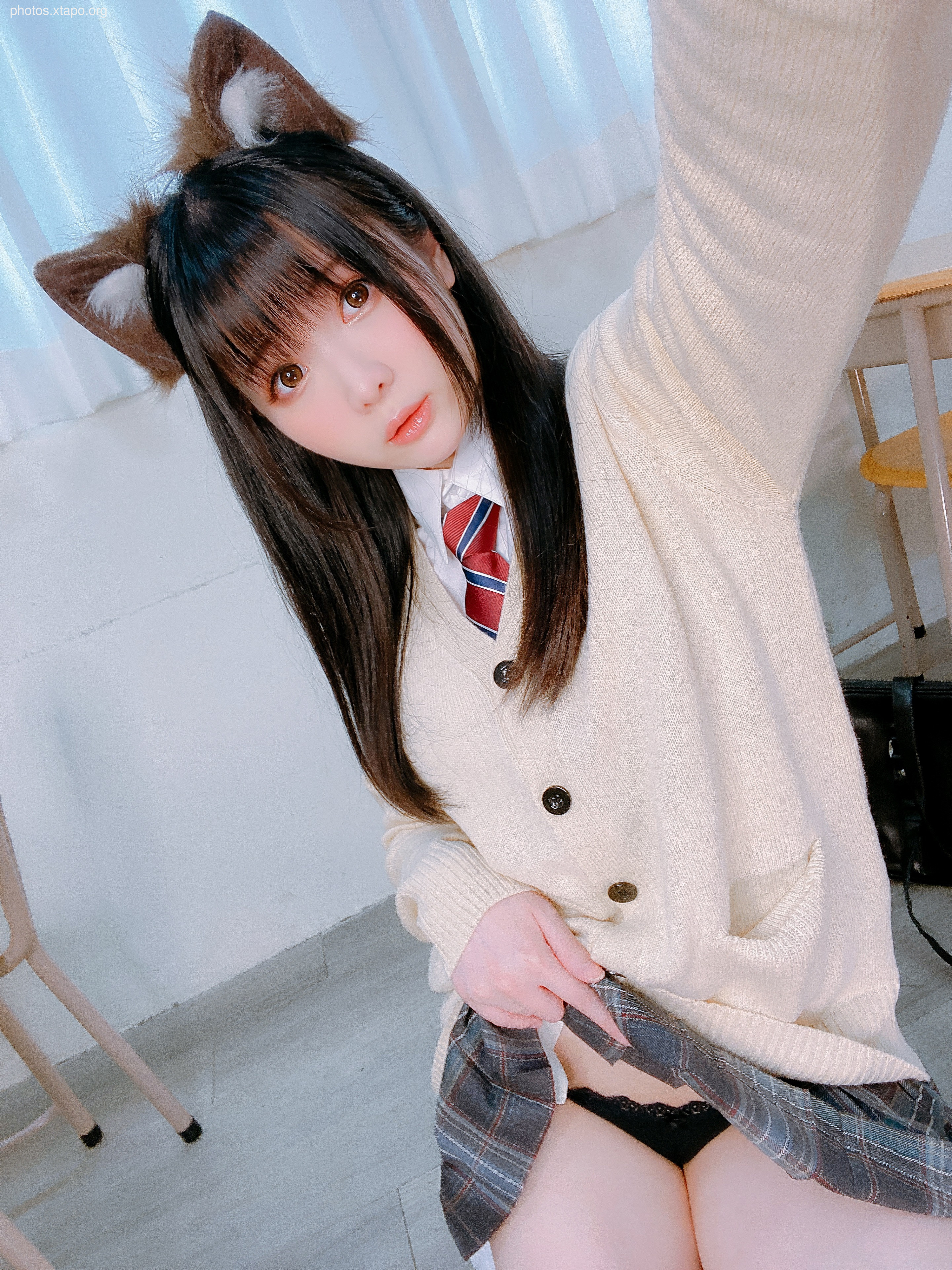 2022-07-24 Cat ear uniform 🐱