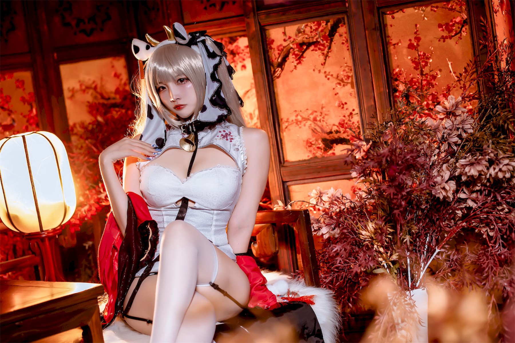 Cosplay Nisa Azur Lane Awesome Cheongsam