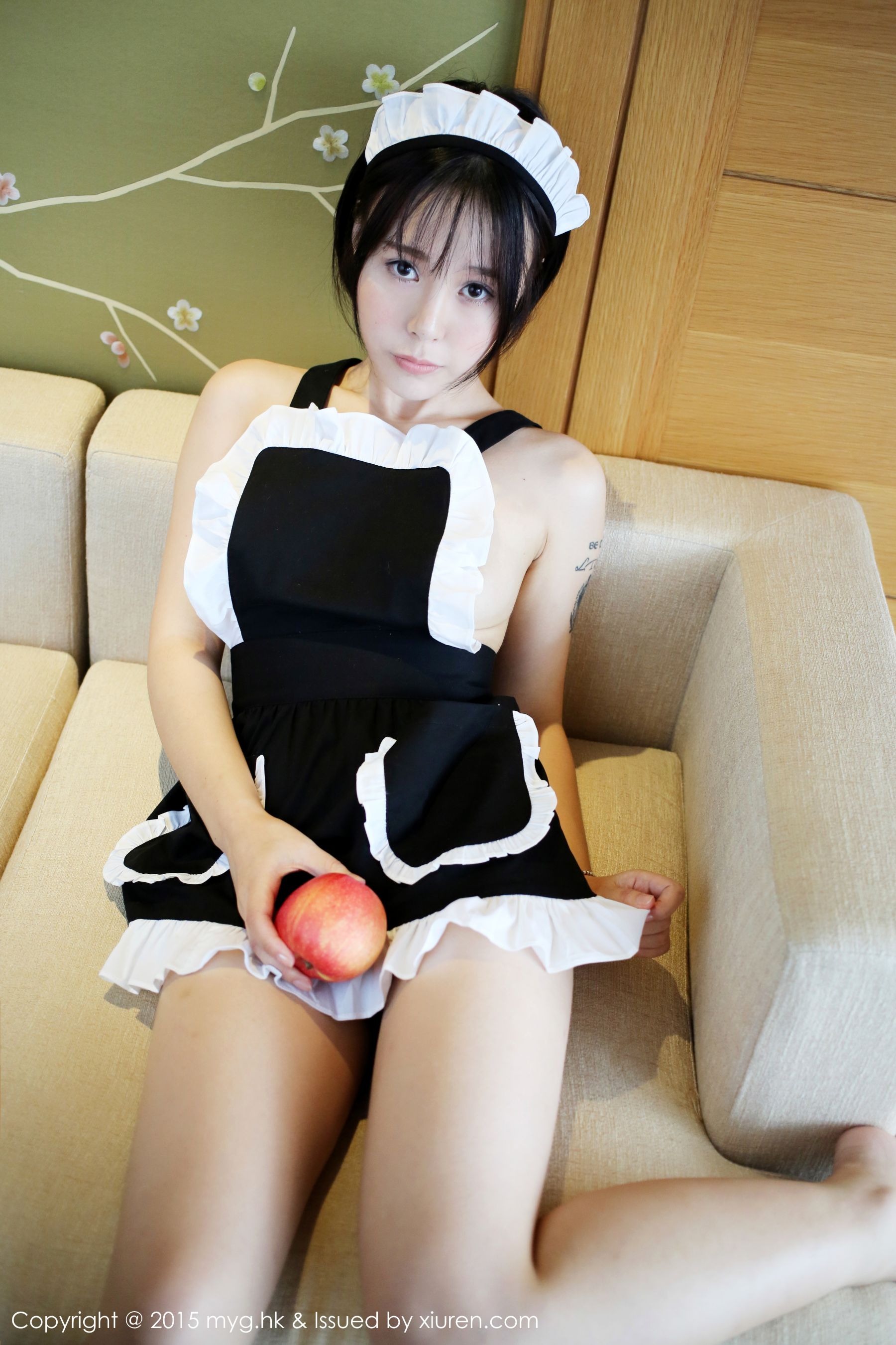 Evelyn Alley Sexy Maid Costume Miyuan Pavilion Mygirl VOL.157