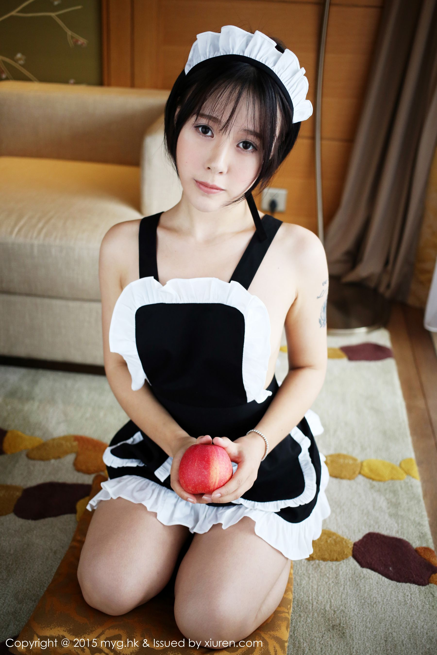 Evelyn Alley Sexy Maid Costume Miyuan Pavilion Mygirl VOL.157
