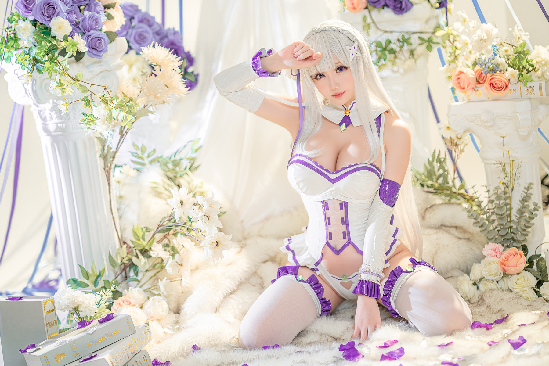 Hoshilily Miss Star Chichi Cosplay Emilia