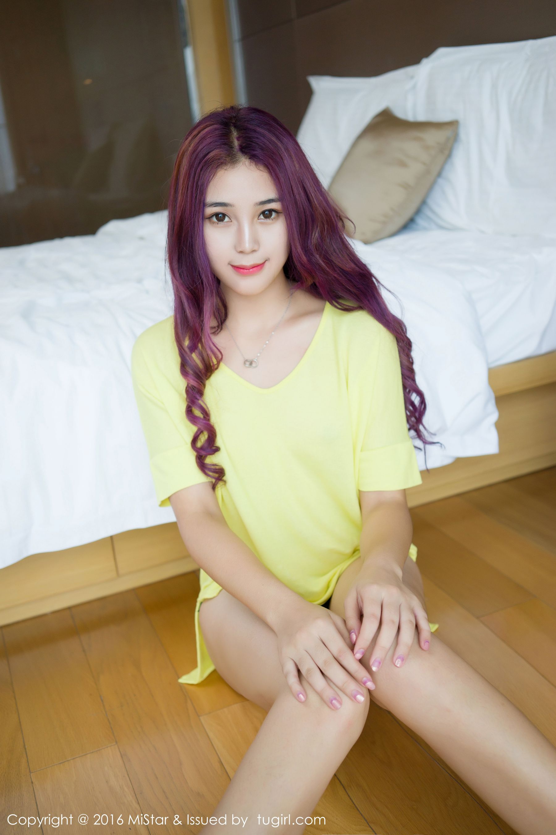 Candiceonly Purple Long -haired Beauty from Hong Kong Meiyan Mistar Vol.105