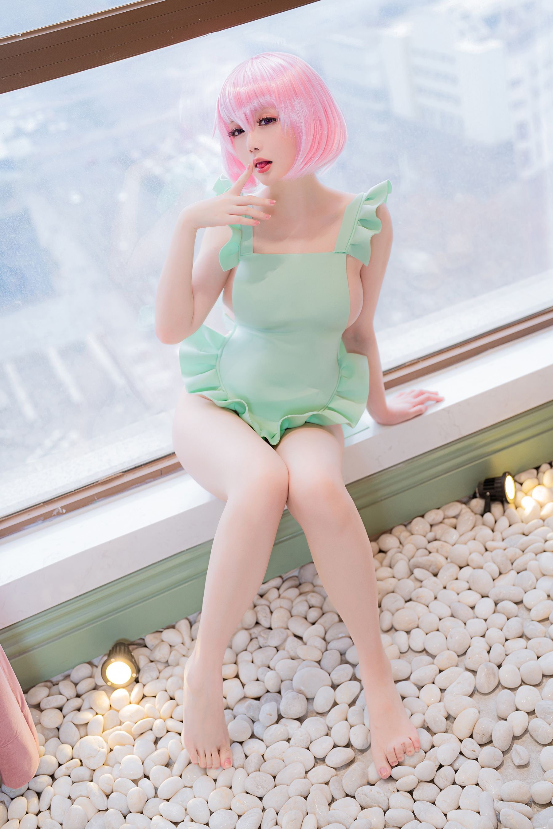 Welfare COS Miss Coser Sister Star Zhi Zhi Zhi -Valentine's Day Dream set group