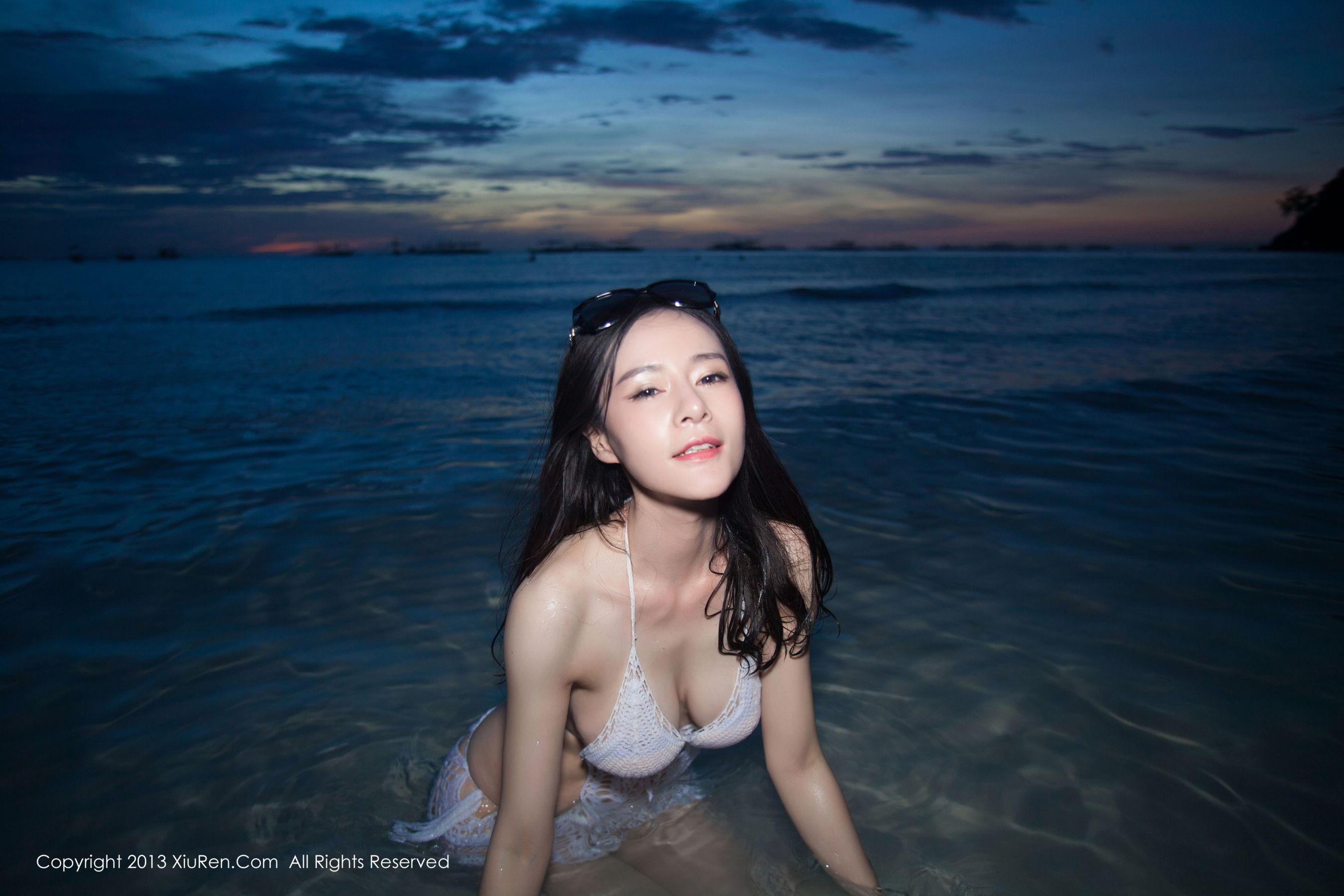 nancy small -seaside beautiful Bikini series Xiuren No.069