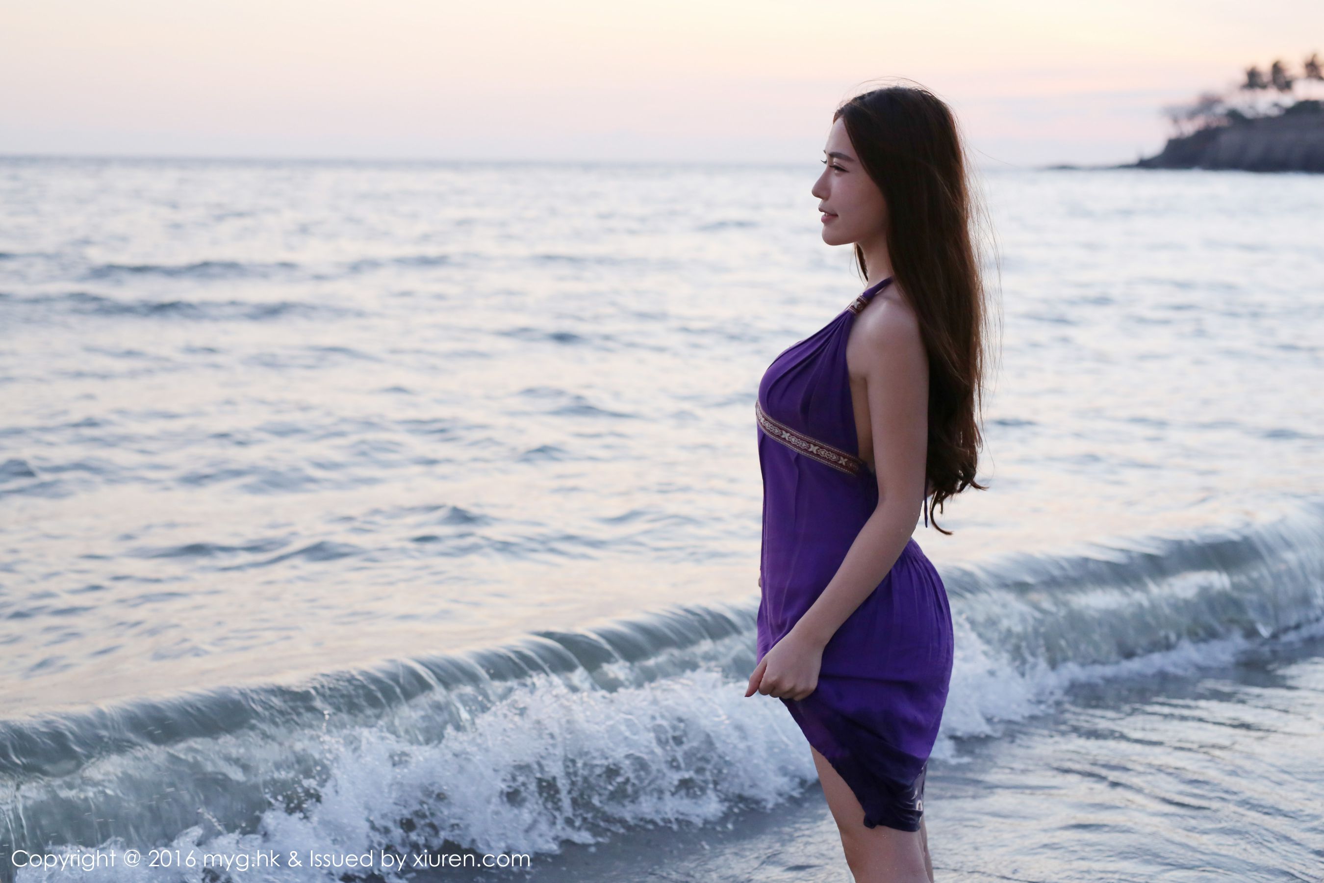 Xiongyu BOBO Longmu Island Travel Beach Beauty Fresh Series Miyuan Pavilion Mygirl VOL.191