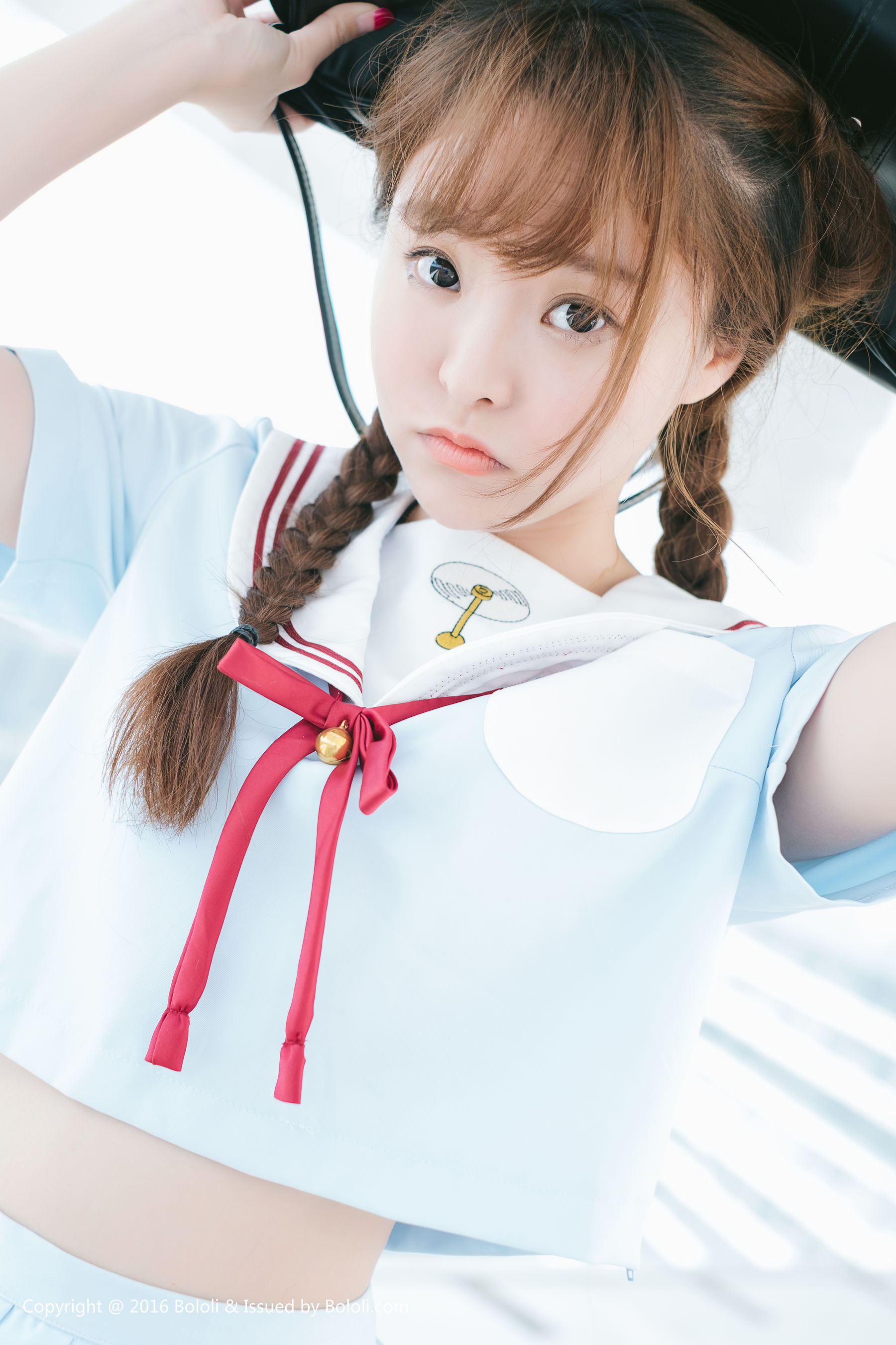 Liu Yanqi Japanese School Uniform Girl Qi Meng Culture KIMOE VOL.025