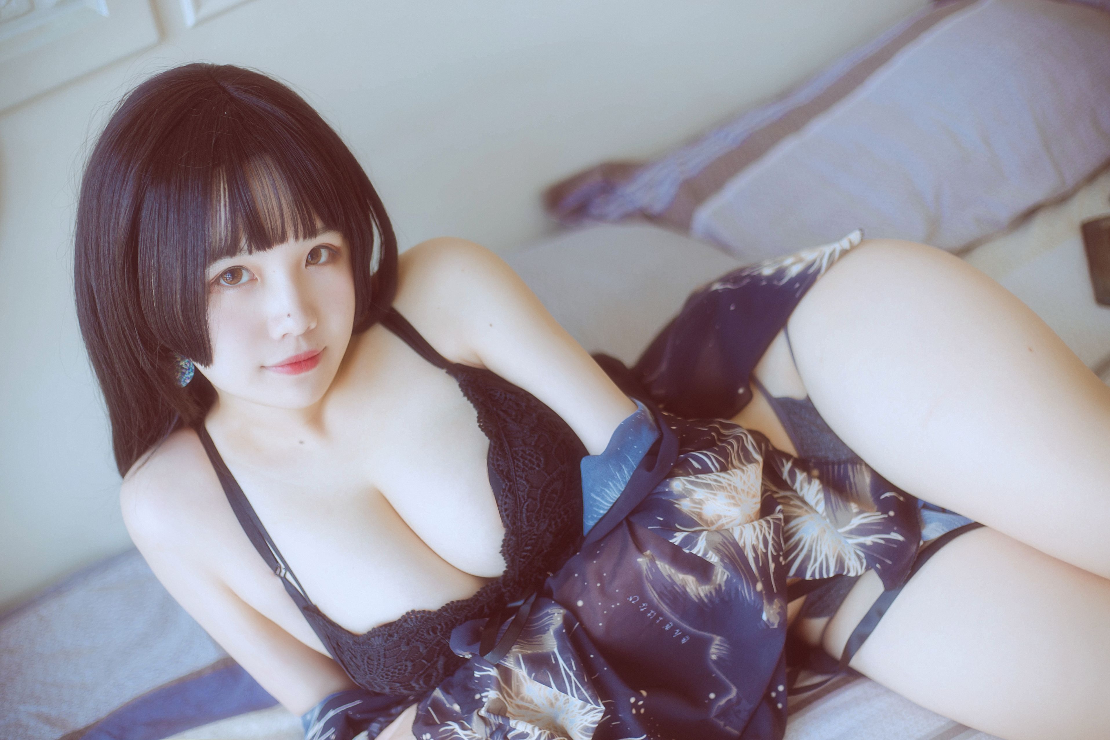 Half-half baby-black camisole 23P-220MB