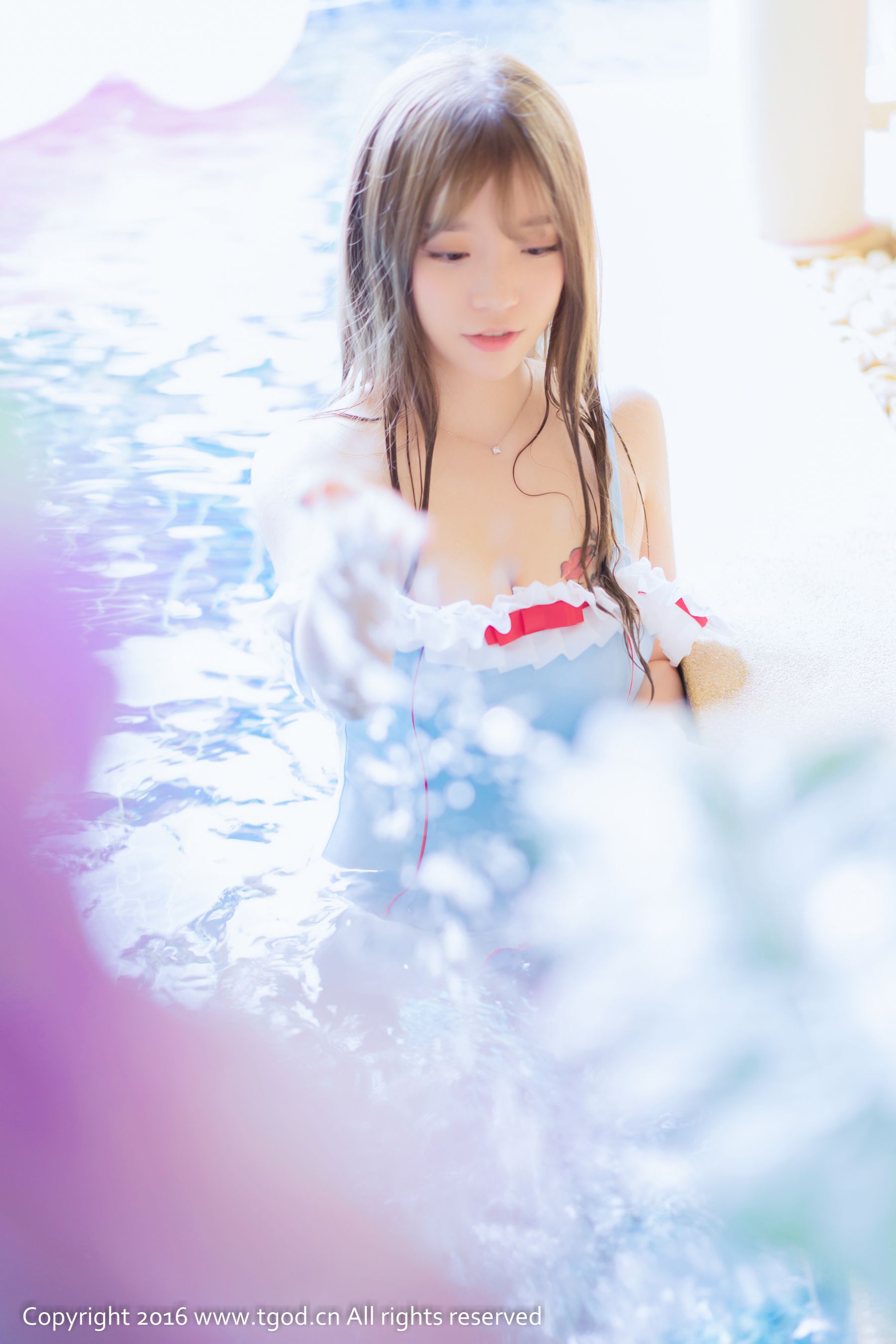 Cheng Tongyan's Samui Island Travel is beautiful, fresh and beautiful girl Push Goddess/You Mihui