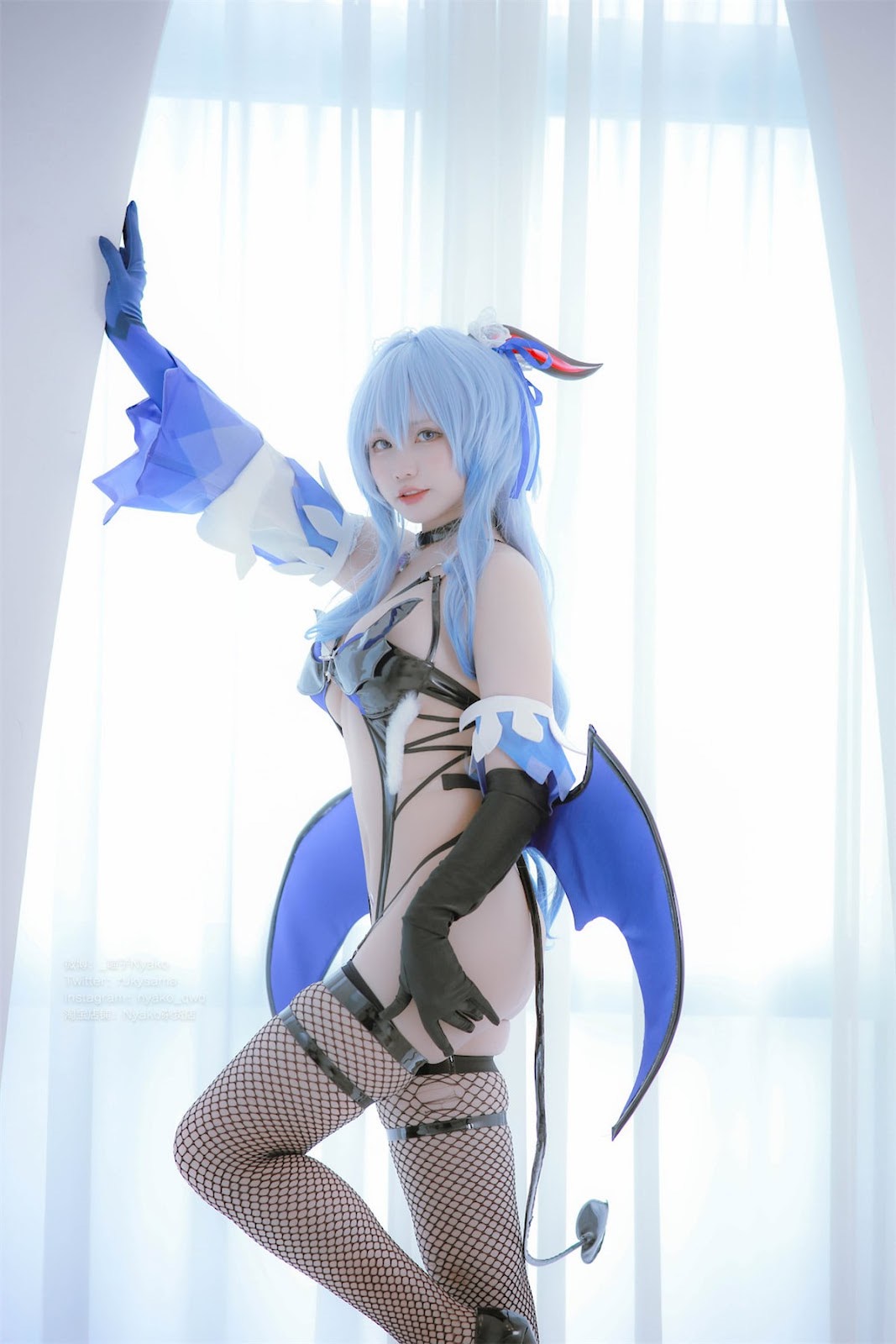 Cosplay Nyako Miaozi Genshin Ganyu Succubus