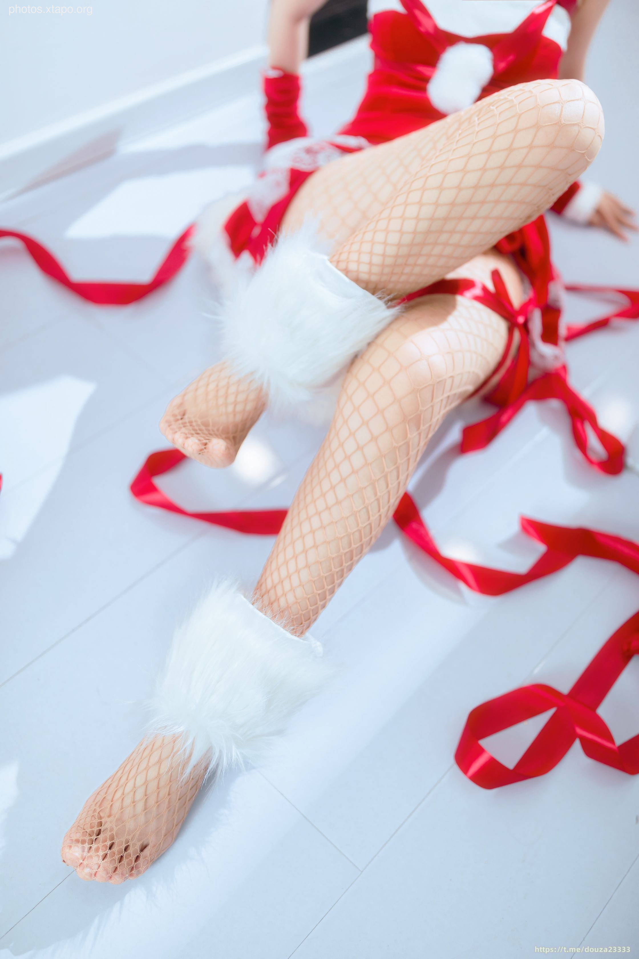 Sang W Yizi Net socks Ribbon Rabbit (December 25 Award Group Resources)