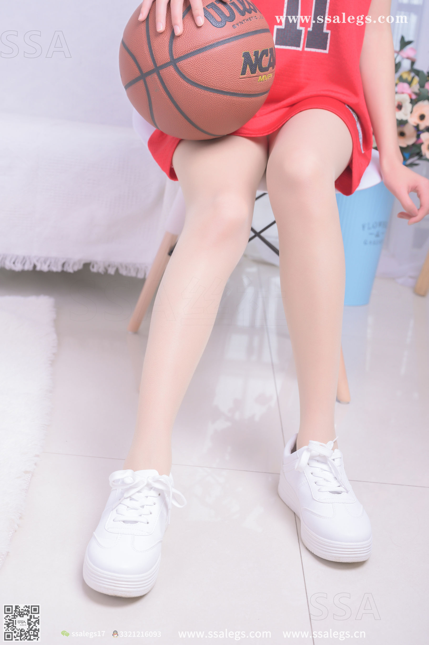 SSA Silk Club Super Clear photo NO.324 Ms. Susu Sister Su Su with a holiday at home to play basketball (top)