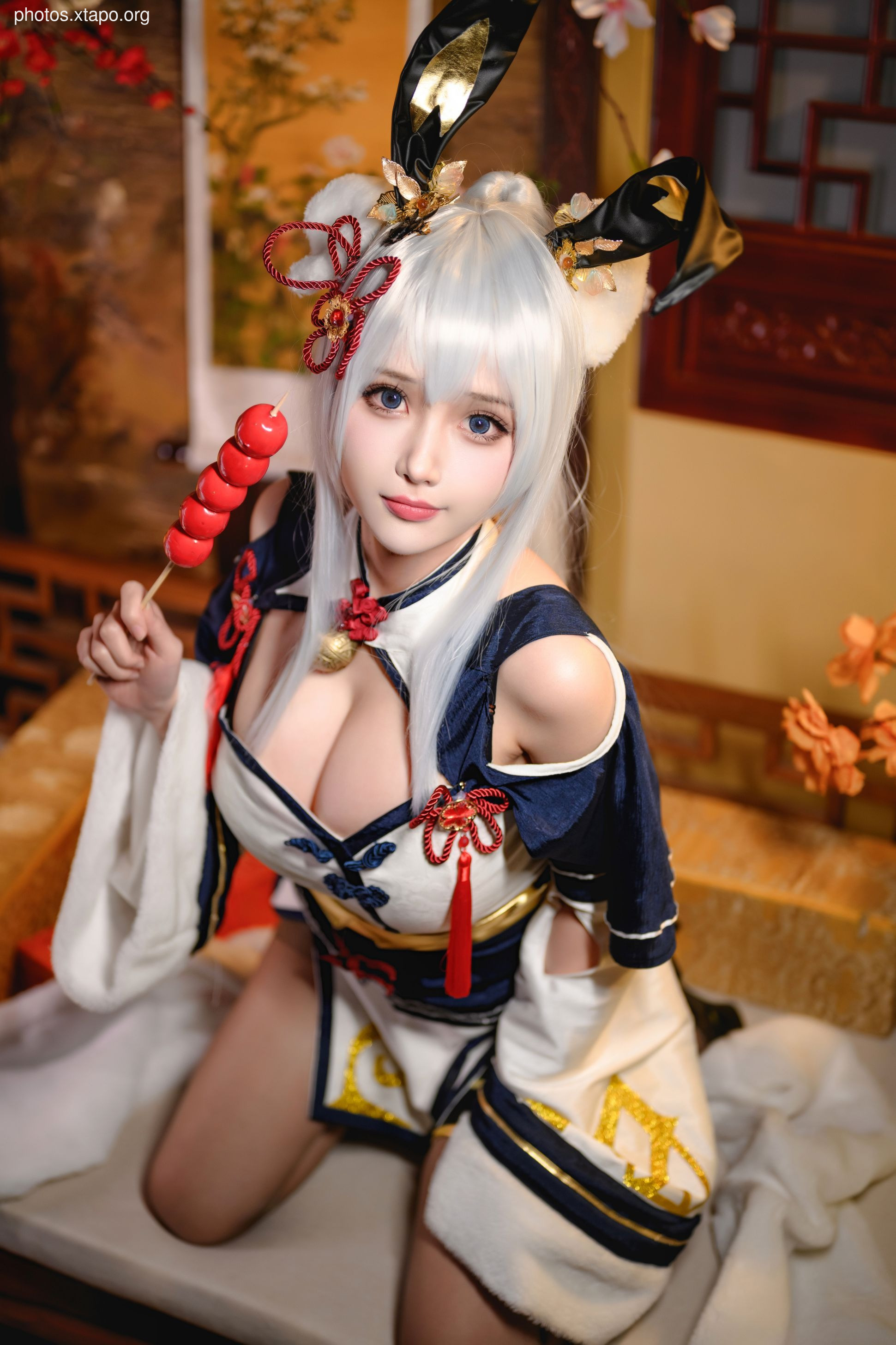 Gezi sauce cheongsam rabbit 21P-315MB