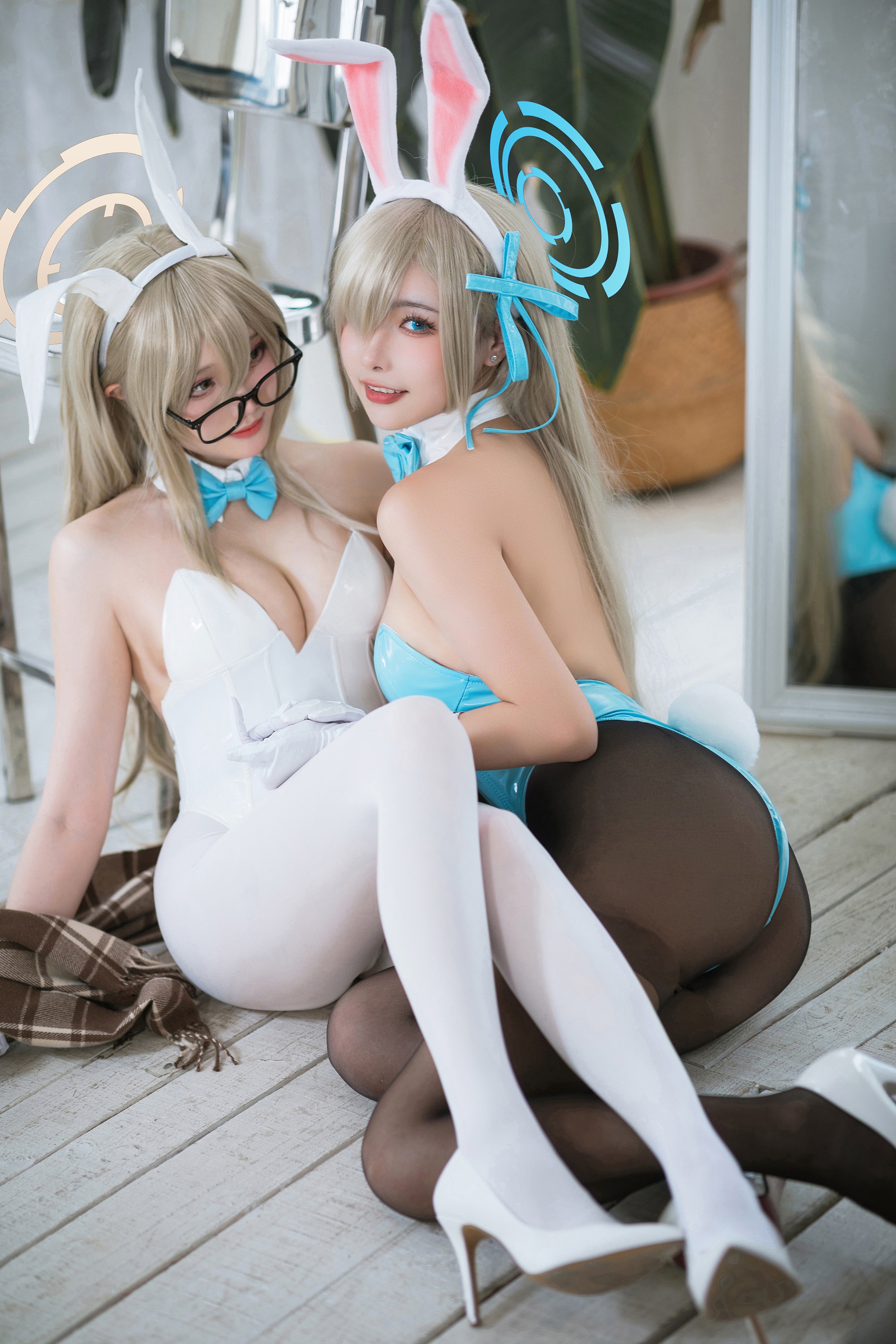 Momoko Kwai Aoi & amp Guaxi sauce & nbsp ba rabbit cos double book 93p-272MB