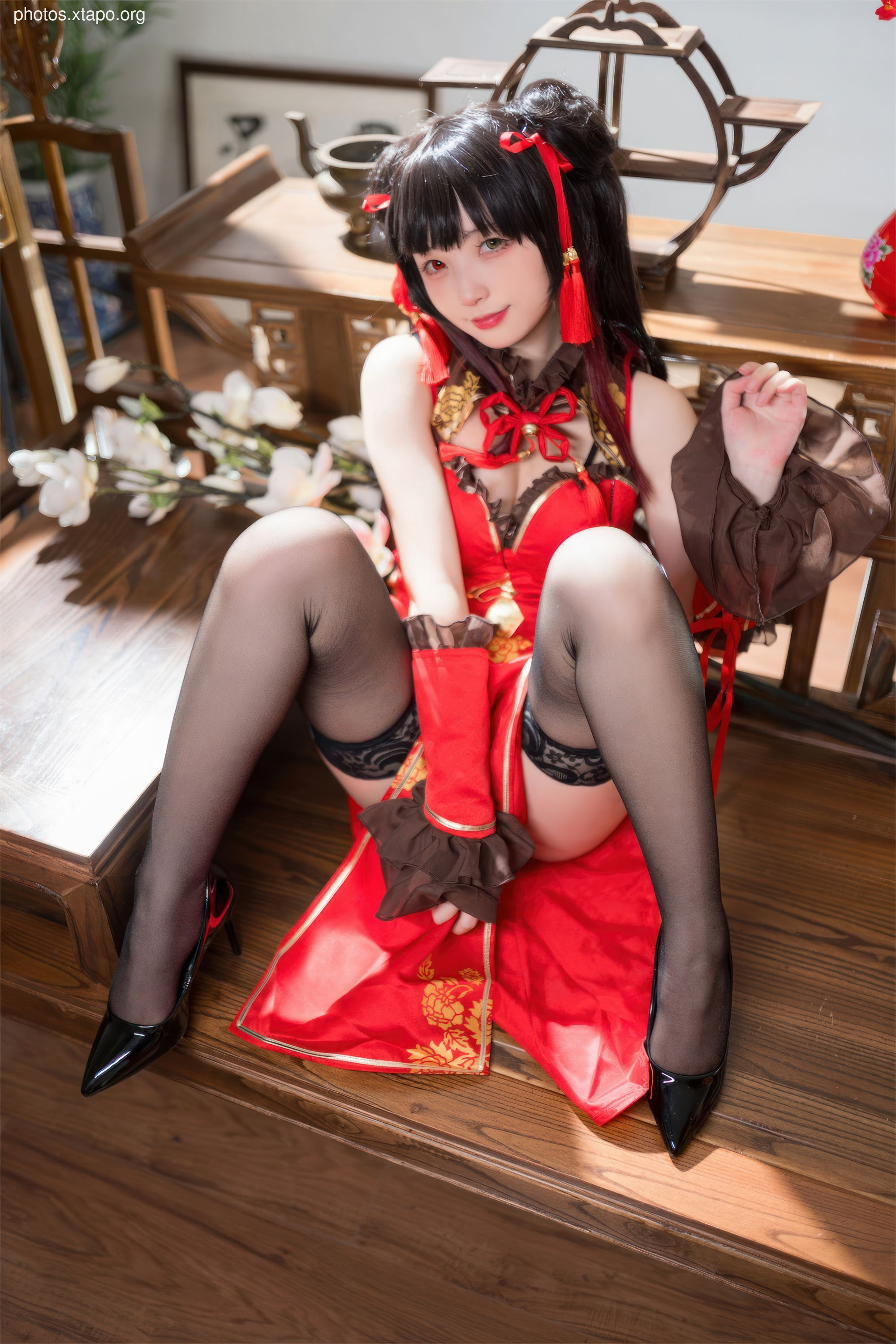 Flower Bell Tokisaki Kurumi Cheongsam 66P