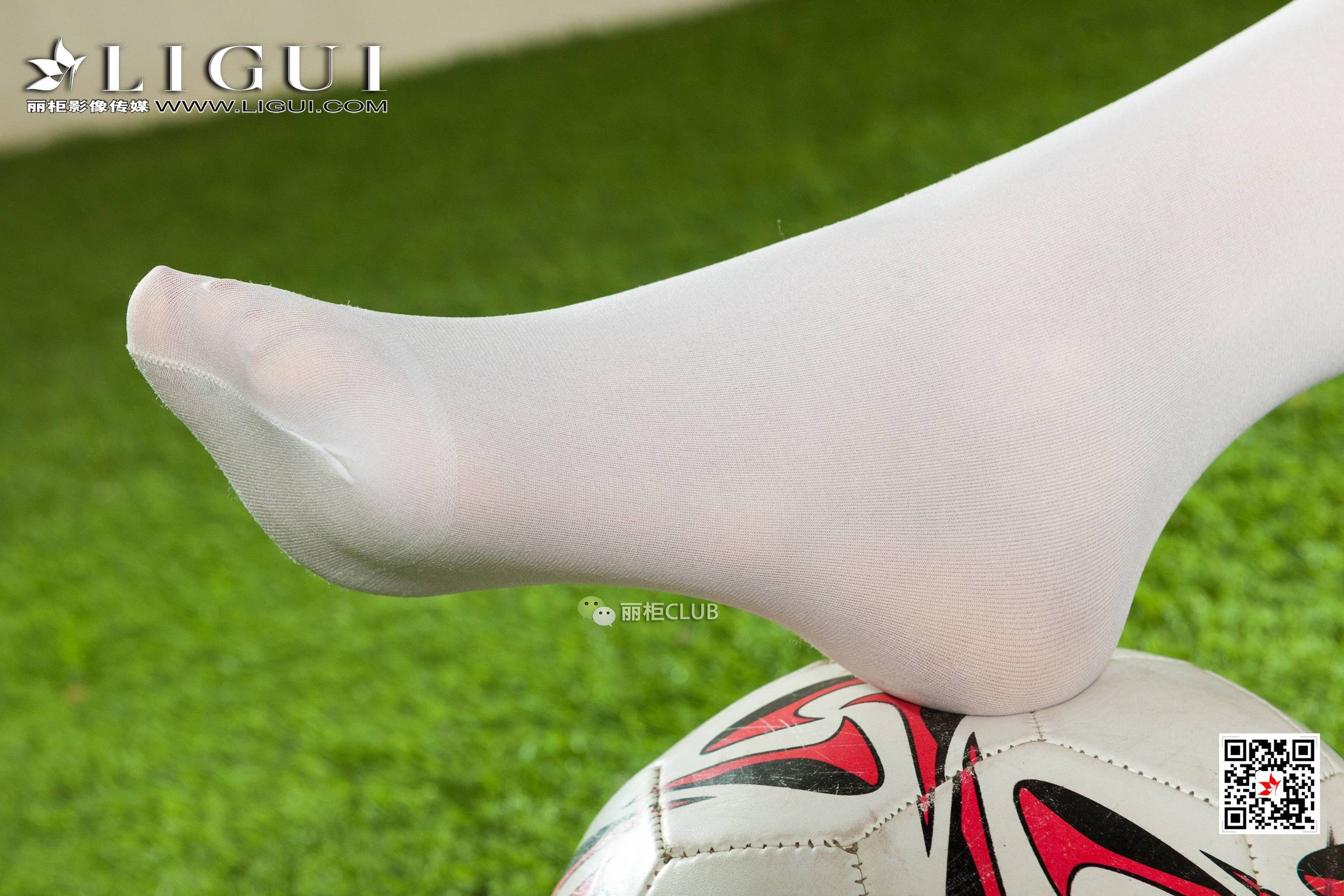 Leg Model Xiaoxiao Football Baby Silk Foot Ligui Internet beauty