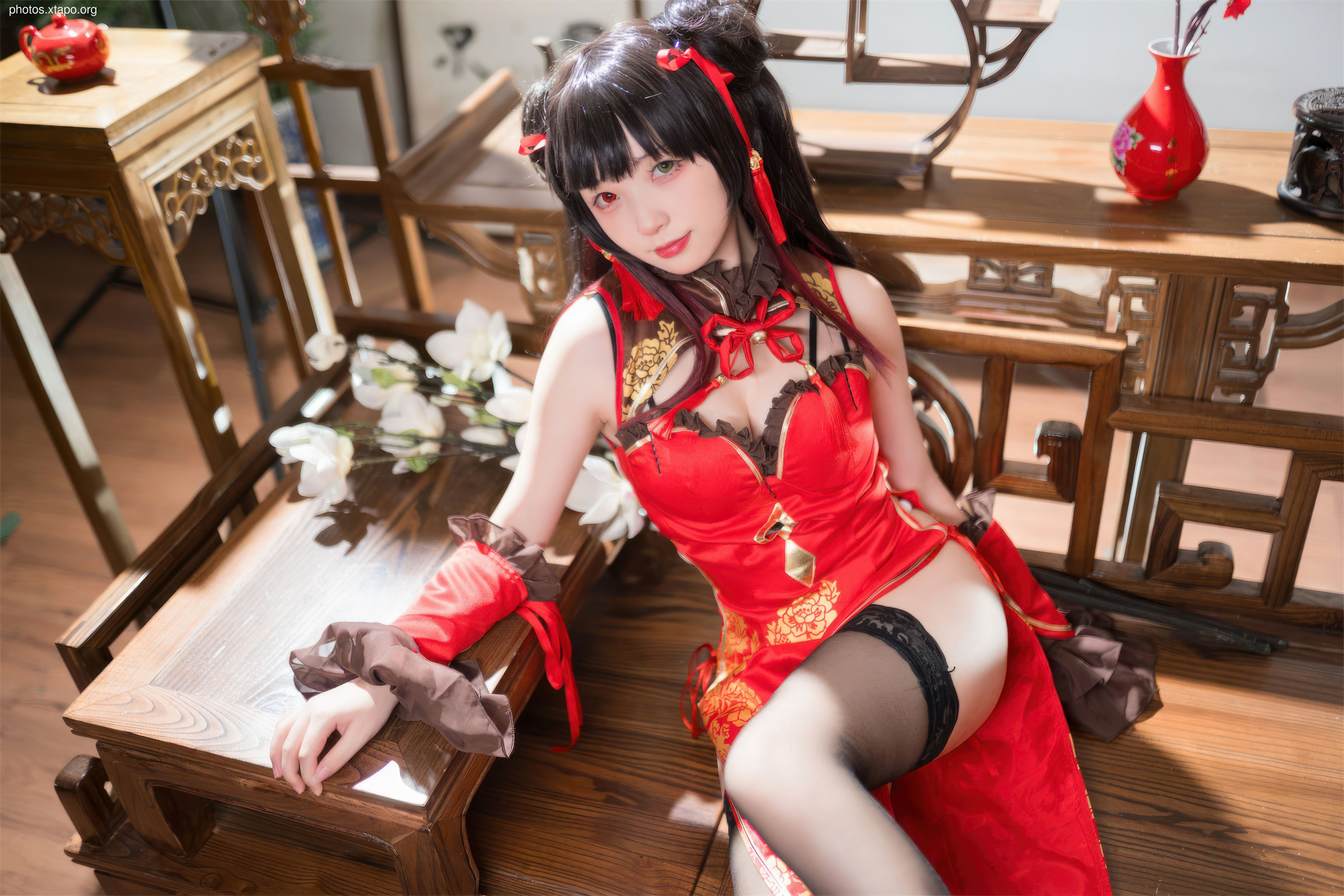 Flower Bell Tokisaki Kurumi Cheongsam 66P