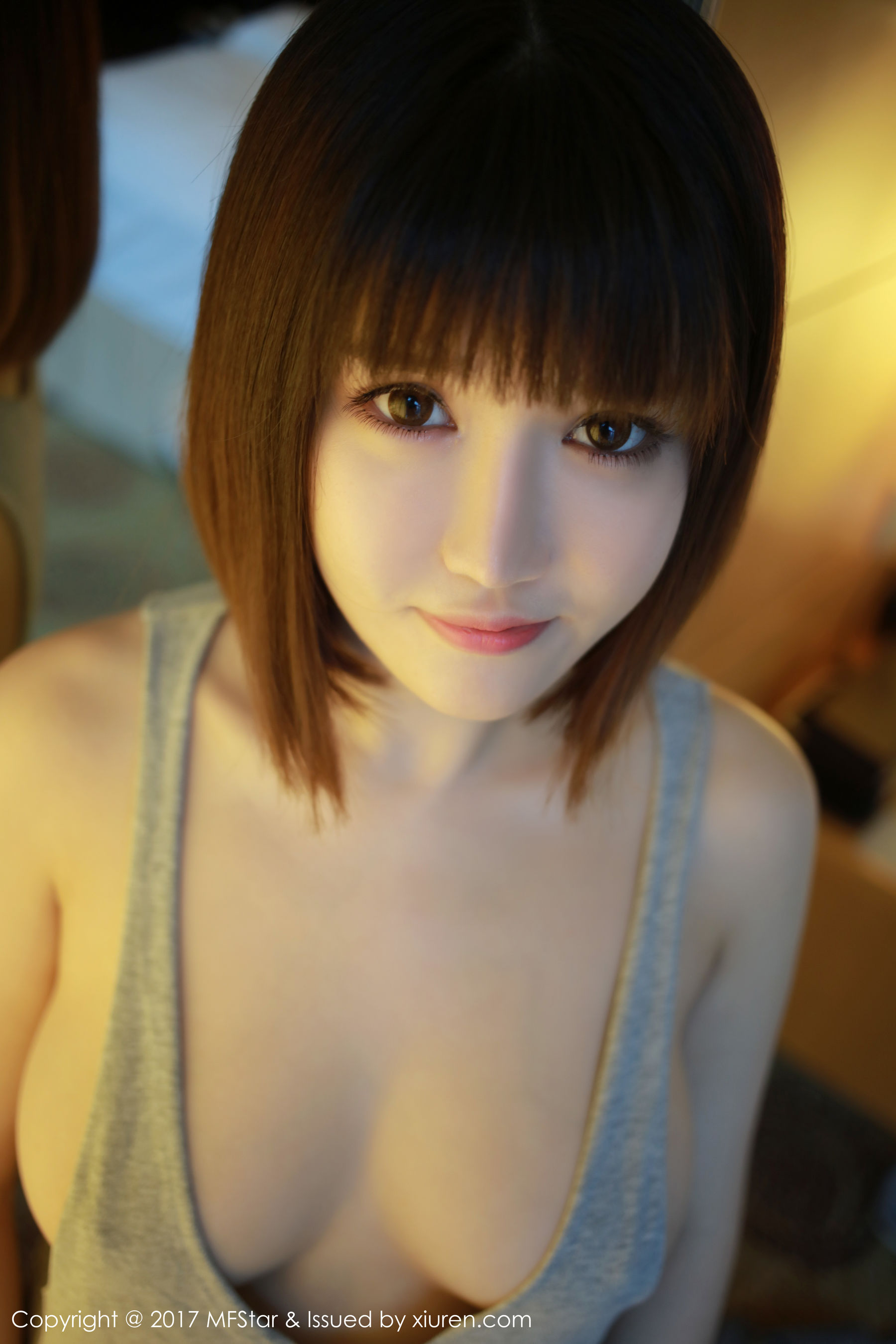 K8 Ao Jiao Meng Meng vivian Seductive Small Vest Model Academy MFStar Vol.102
