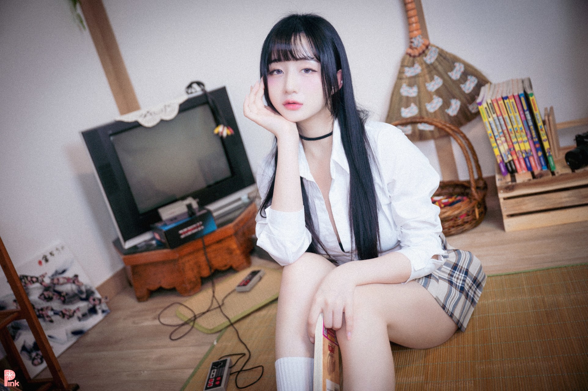 Han Jina Han Jina, [PINK] Jina's School Uniform Life (Bright Ver)