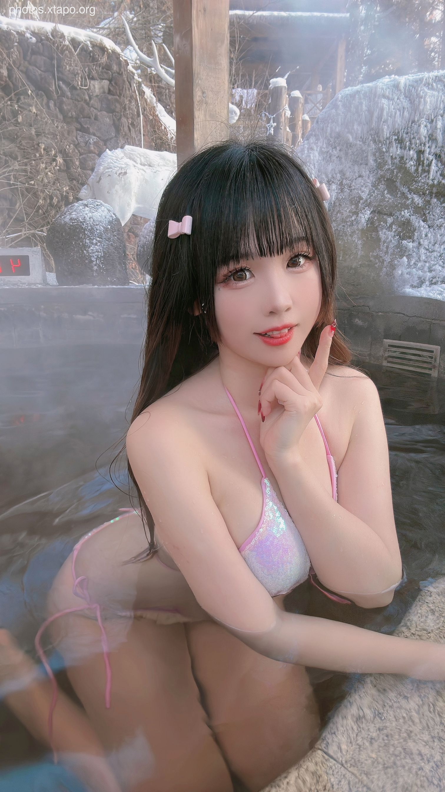 miko sauce -Miko の Snow Hot Spring (January 27th Award Group Resources)