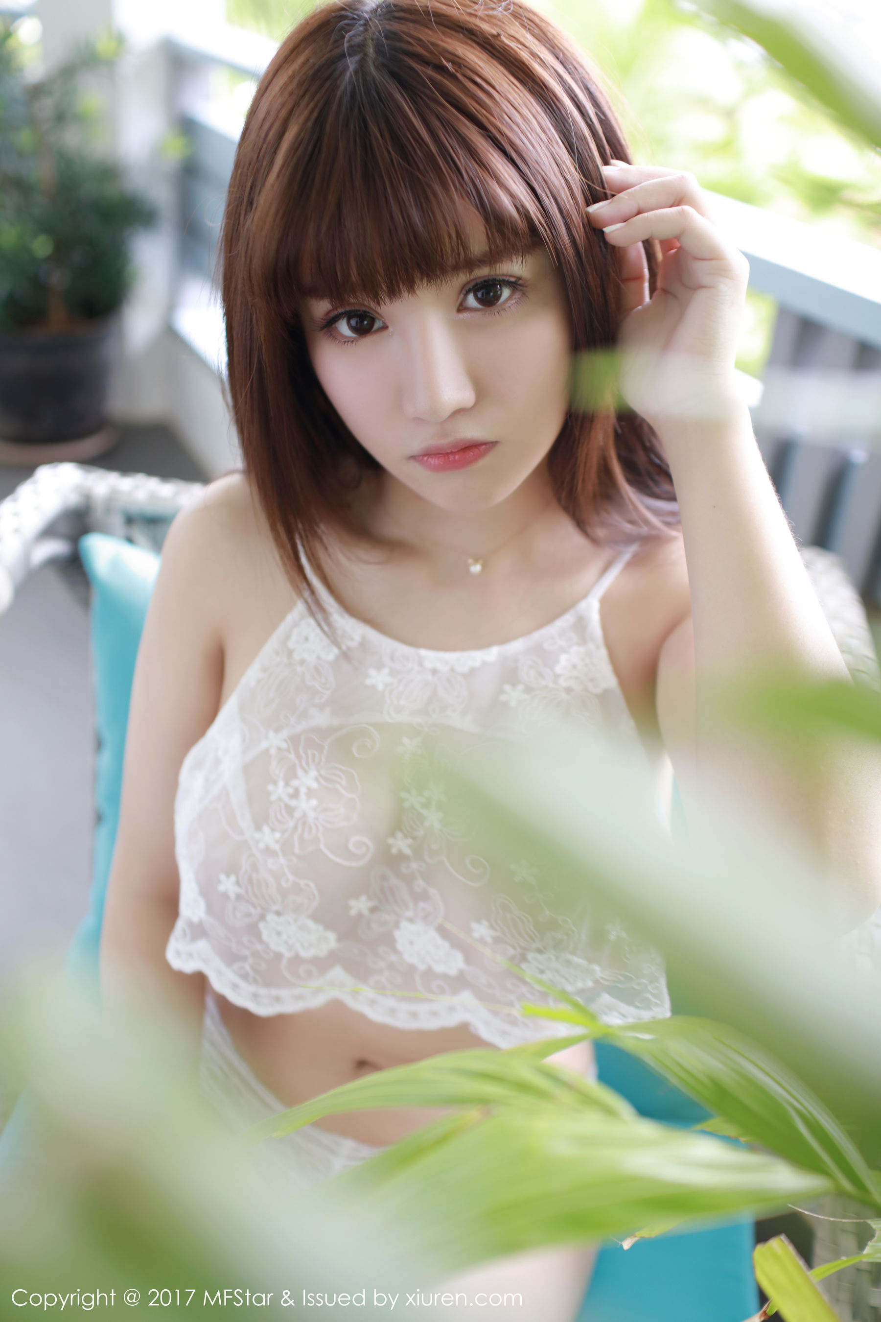 K8 Ao Jiao Meng Meng vivian Sexy VillagersSemi -Locked Lace Underwear Model Academy mfstar Vol.114
