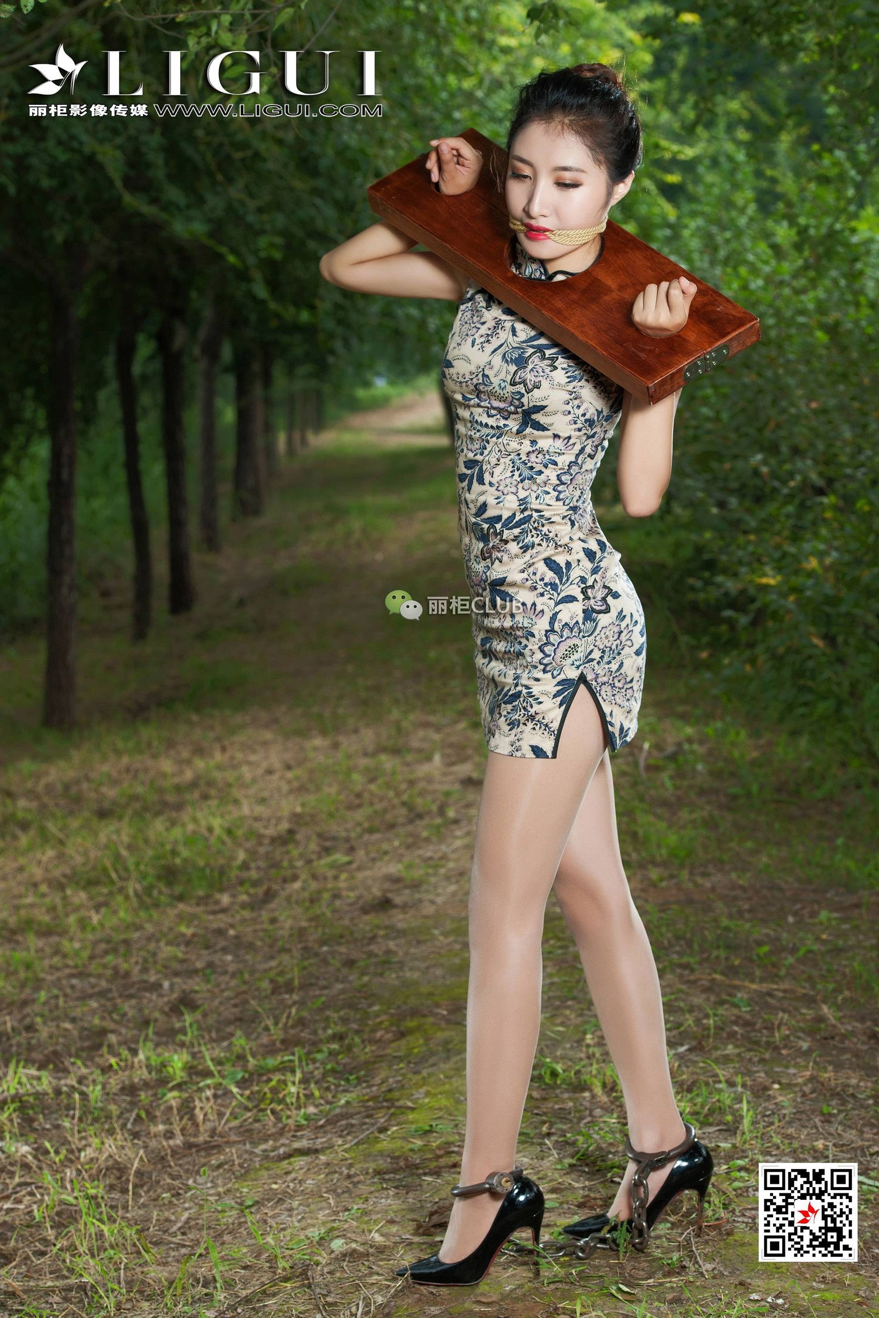 Leg Model Tong Tong Cheongsam Beauty Human Human Body Ligui Internet beauty