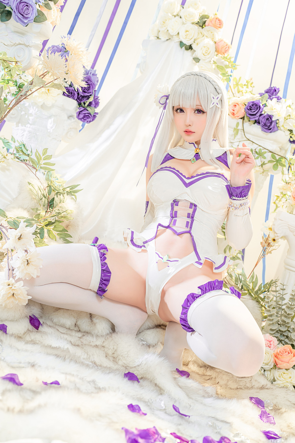 Hoshilily Miss Star Chichi Cosplay Emilia