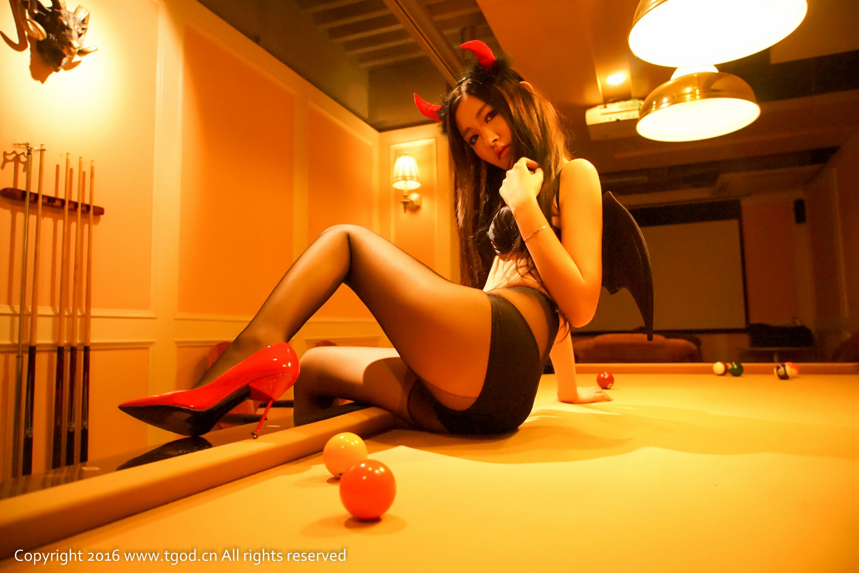 Shen Mengyao_G-CAT Little Demon of Stockings Push Goddess TGOD