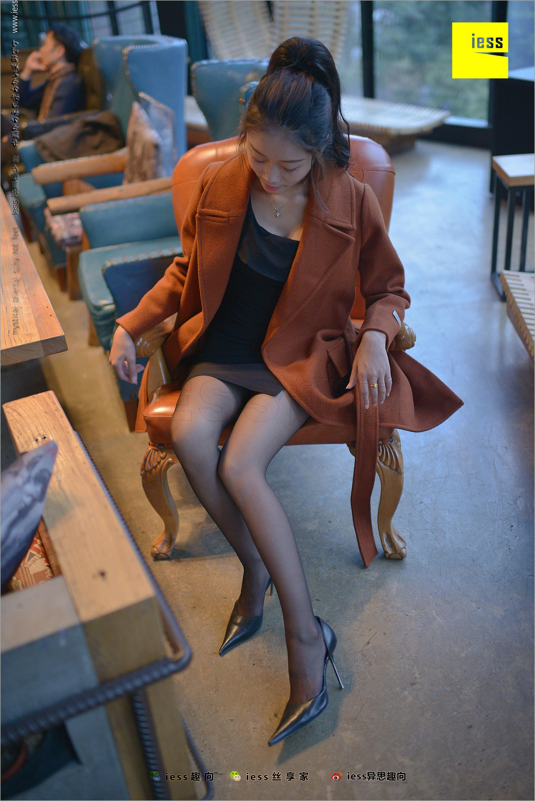 Little Black Girl Black Silk Beautiful Legs Different Thinking to IESS Silk Foot Bento 209