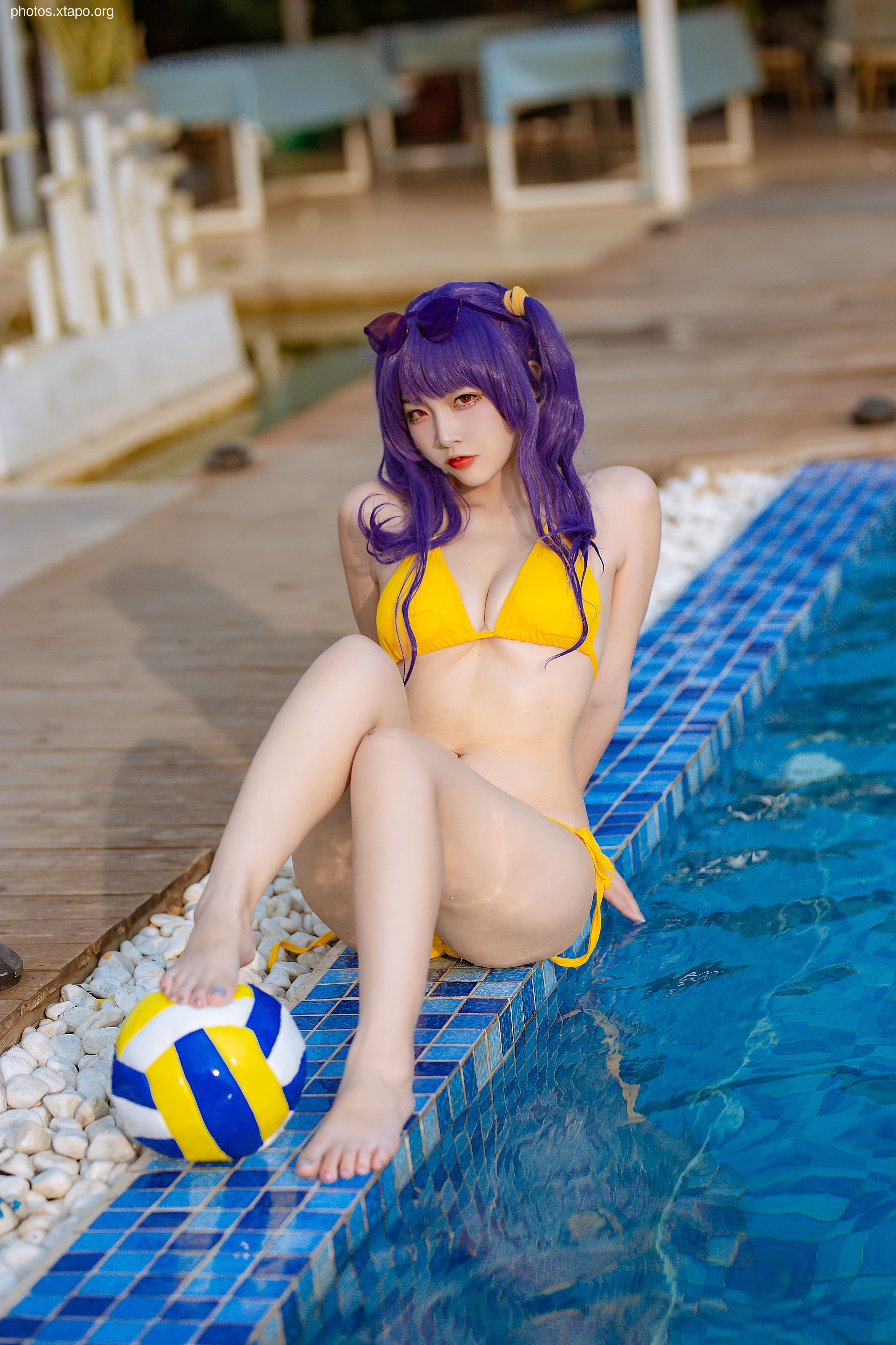 Erzuo Nisa Blue Bora Swimsuit 20p-364MB