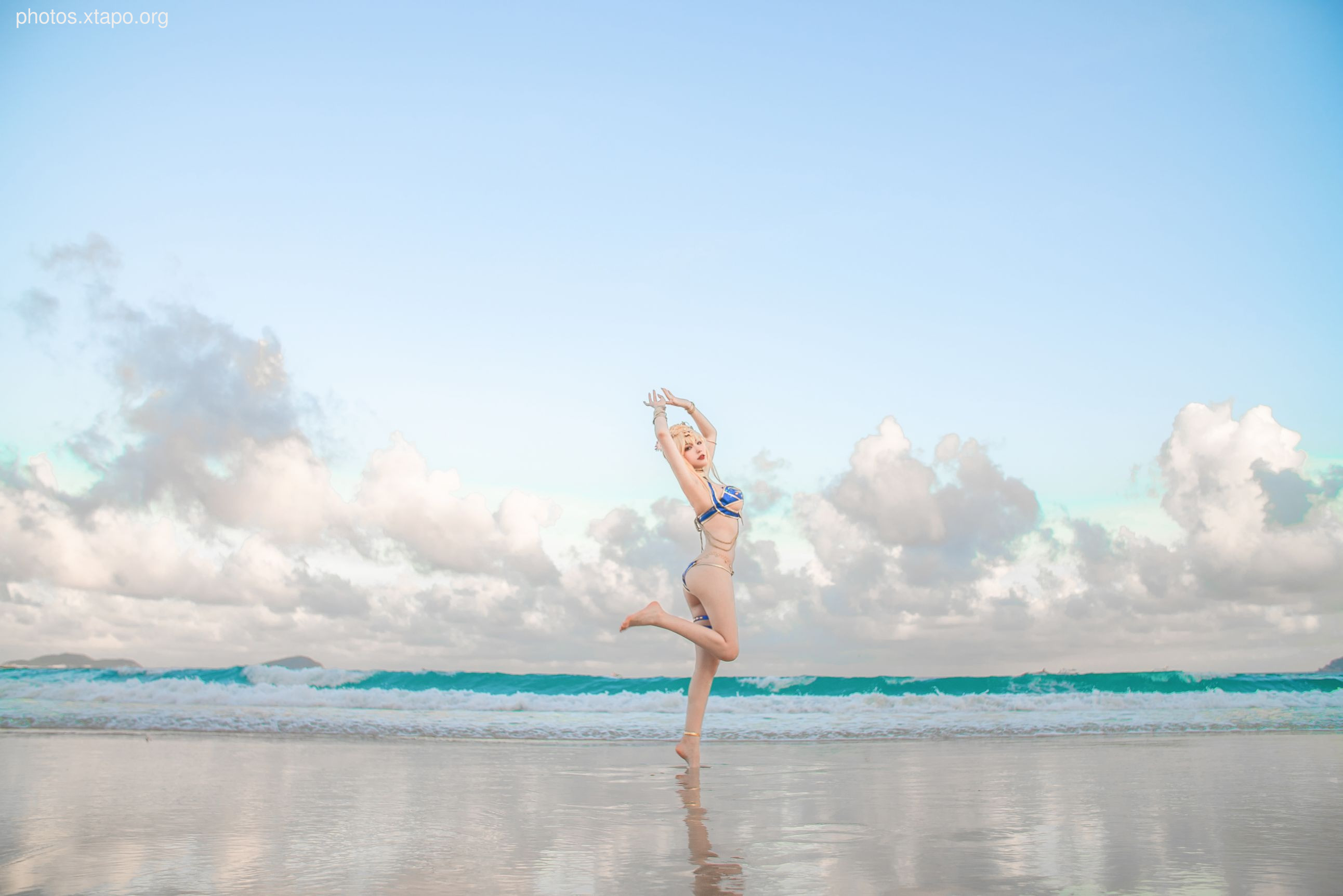 NO.029 White Gun Swimsuit 48P-257MB