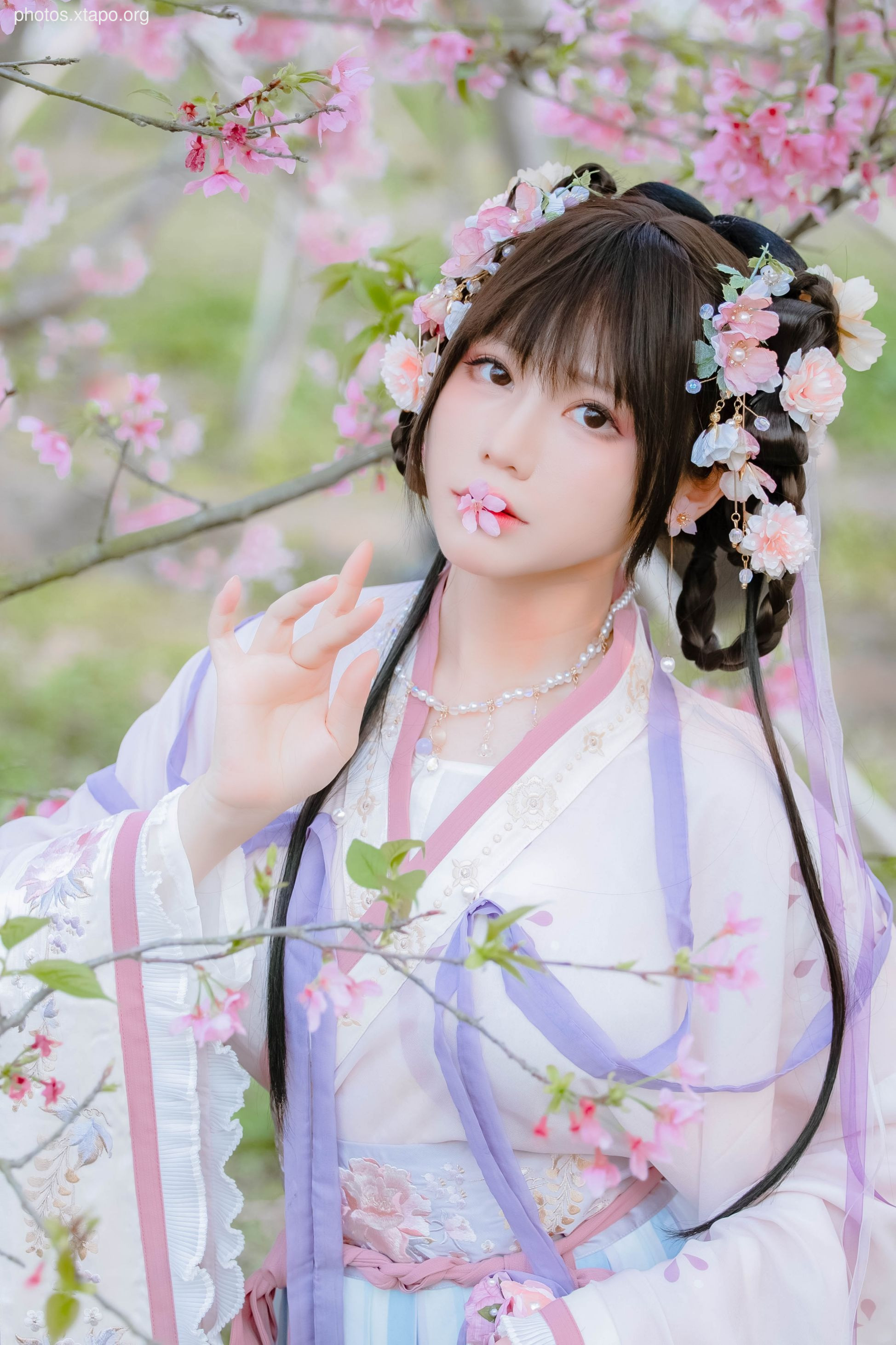 Meow Nyako -Sakura Hanfu Flower God Pray 52P -219MB