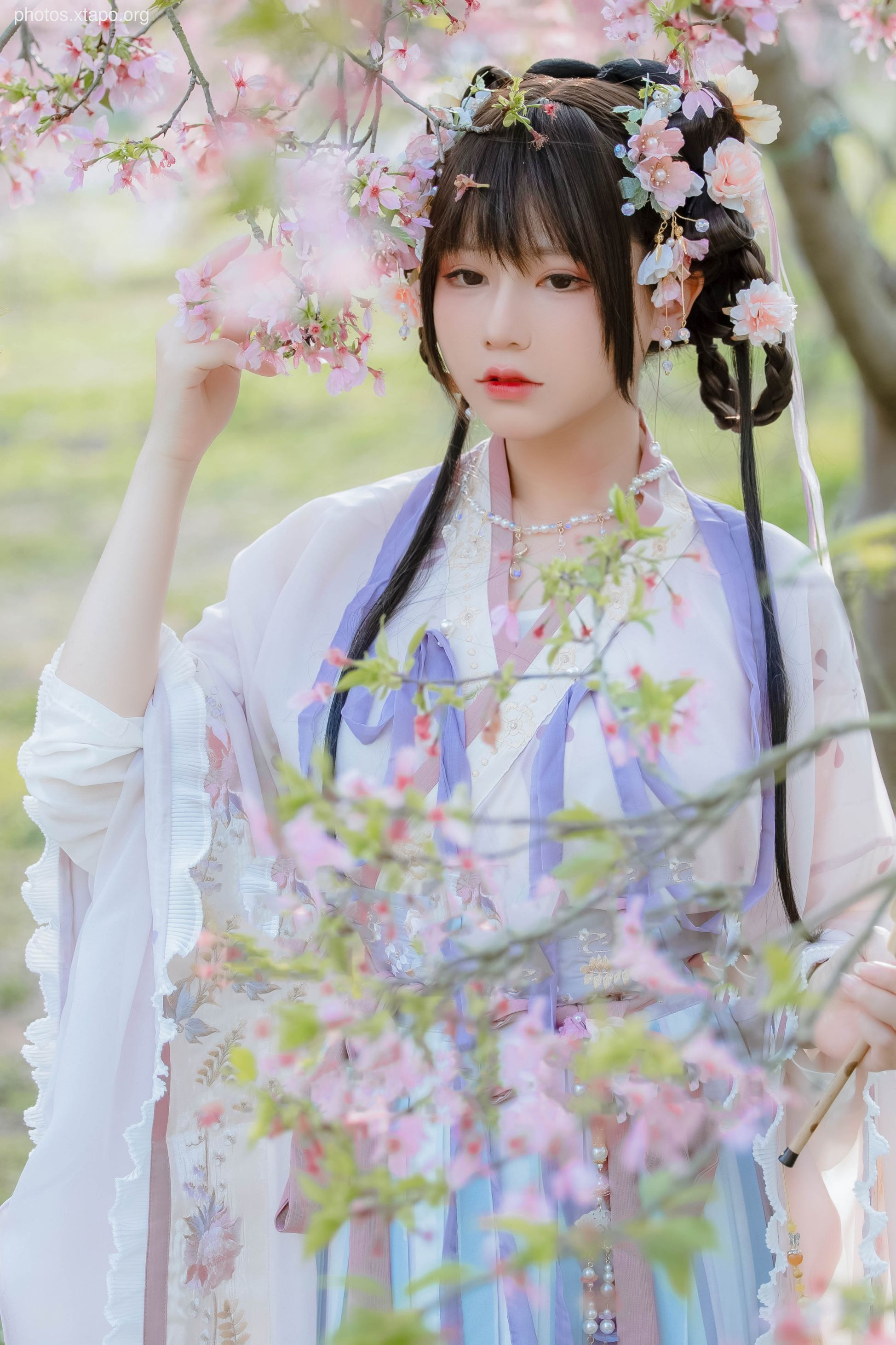 Meow Nyako -Sakura Hanfu Flower God Pray 52P -219MB