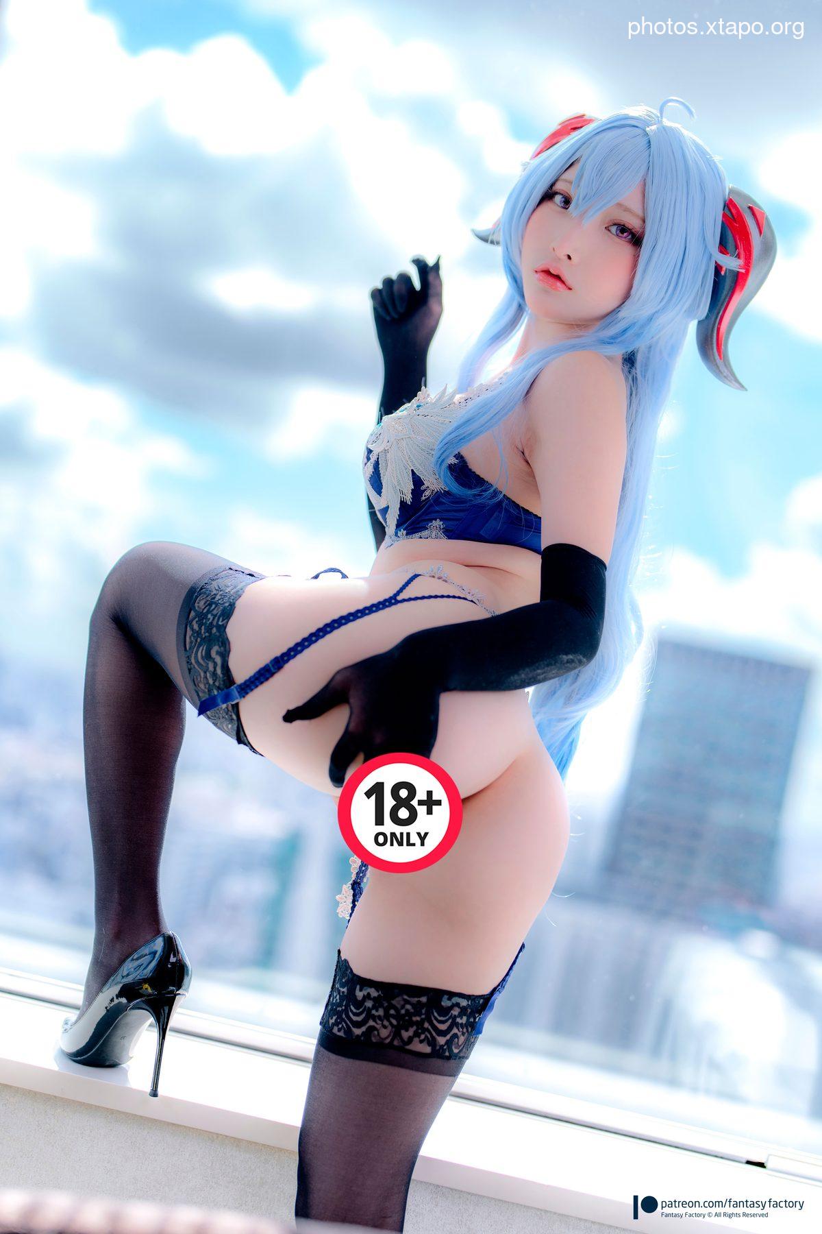 Fantasy Factory 小丁 – Cosplay 写真 – 甘雨内衣