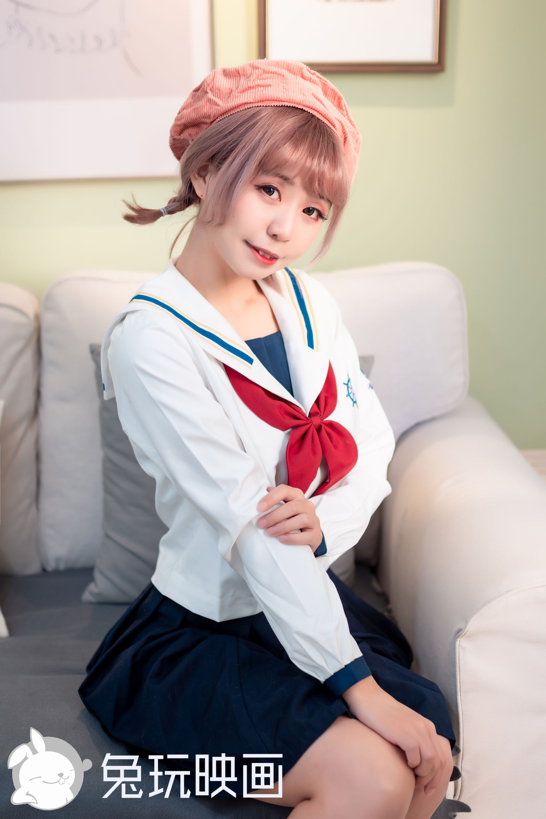 Rabbit Playing -JK Uniform Vol.040 Playful Girl