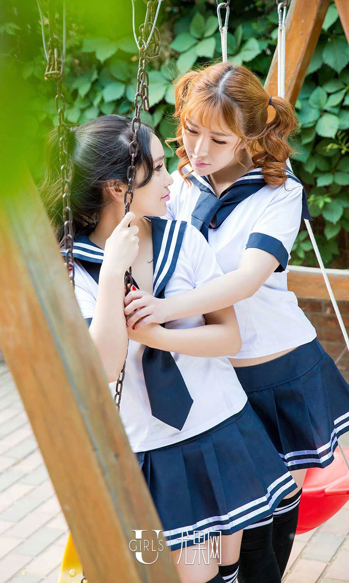 Han Enxi & amp; Mia (Wang Dingding) Twin Temptation Aisu Ugirls No.354