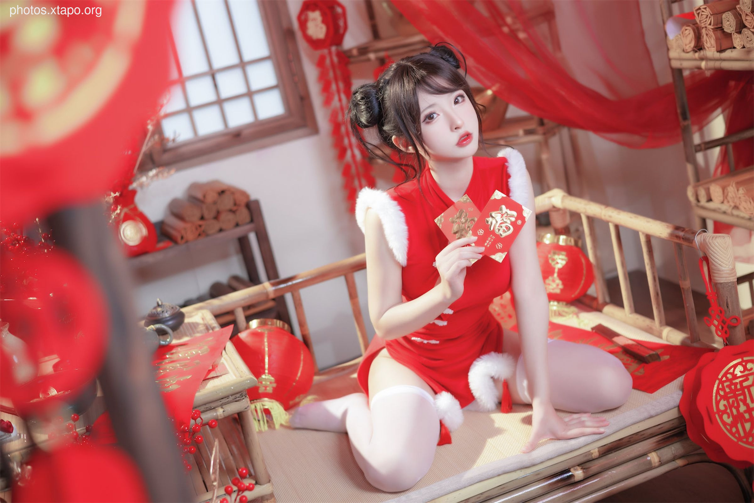 Shimizuya 2023 New Year Cheongsam 77P-770MB