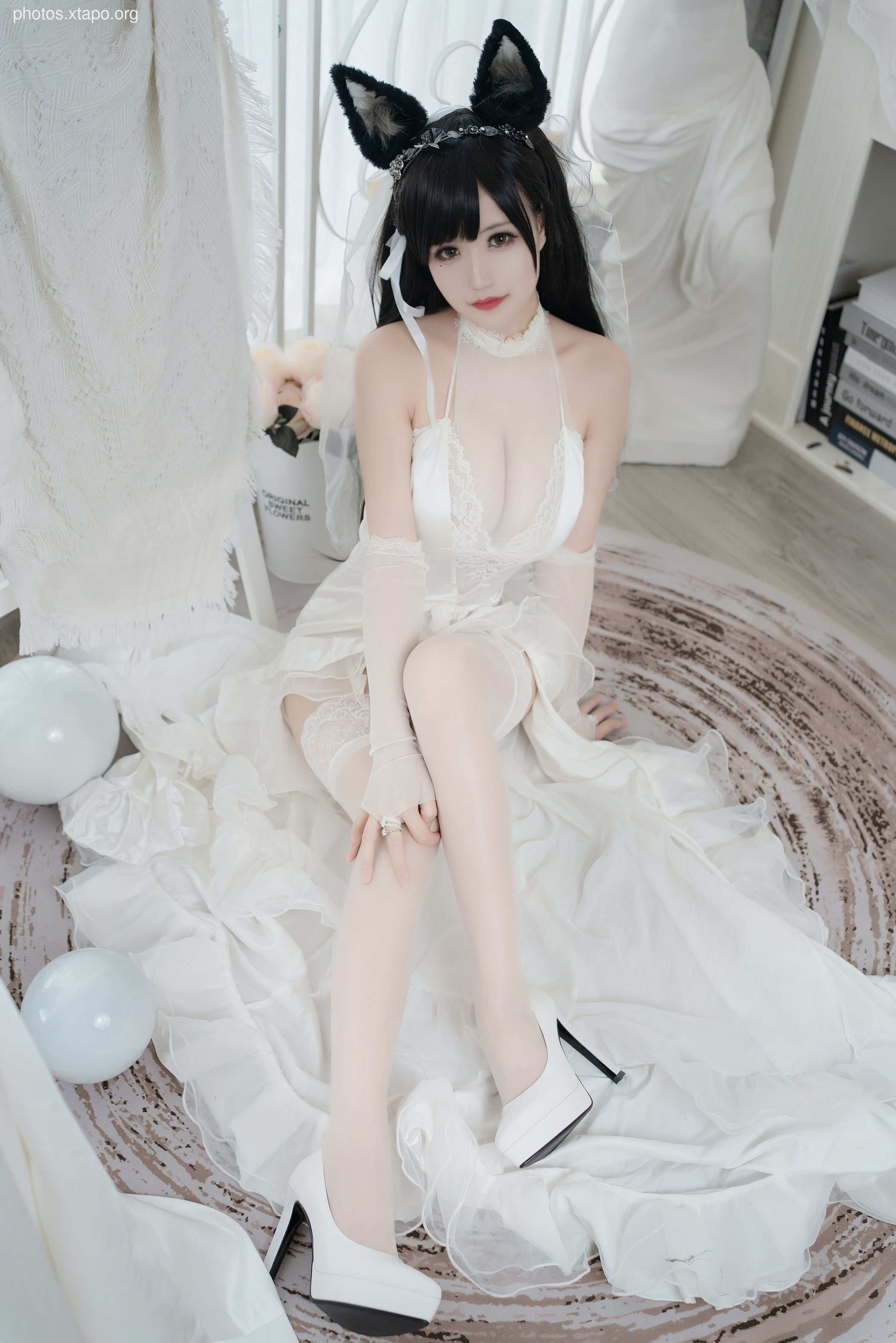 Kakura Chigai W NO.017 Atago Wedding Dress 20P-125MB