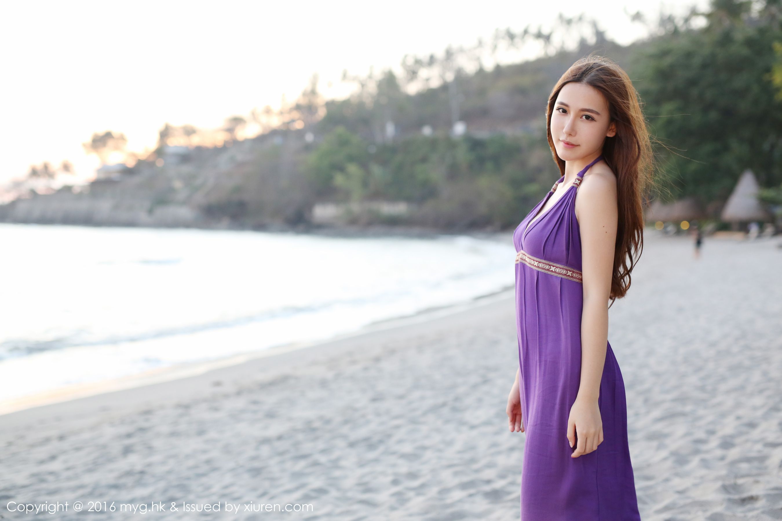 Xiongyu BOBO Longmu Island Travel Beach Beauty Fresh Series Miyuan Pavilion Mygirl VOL.191