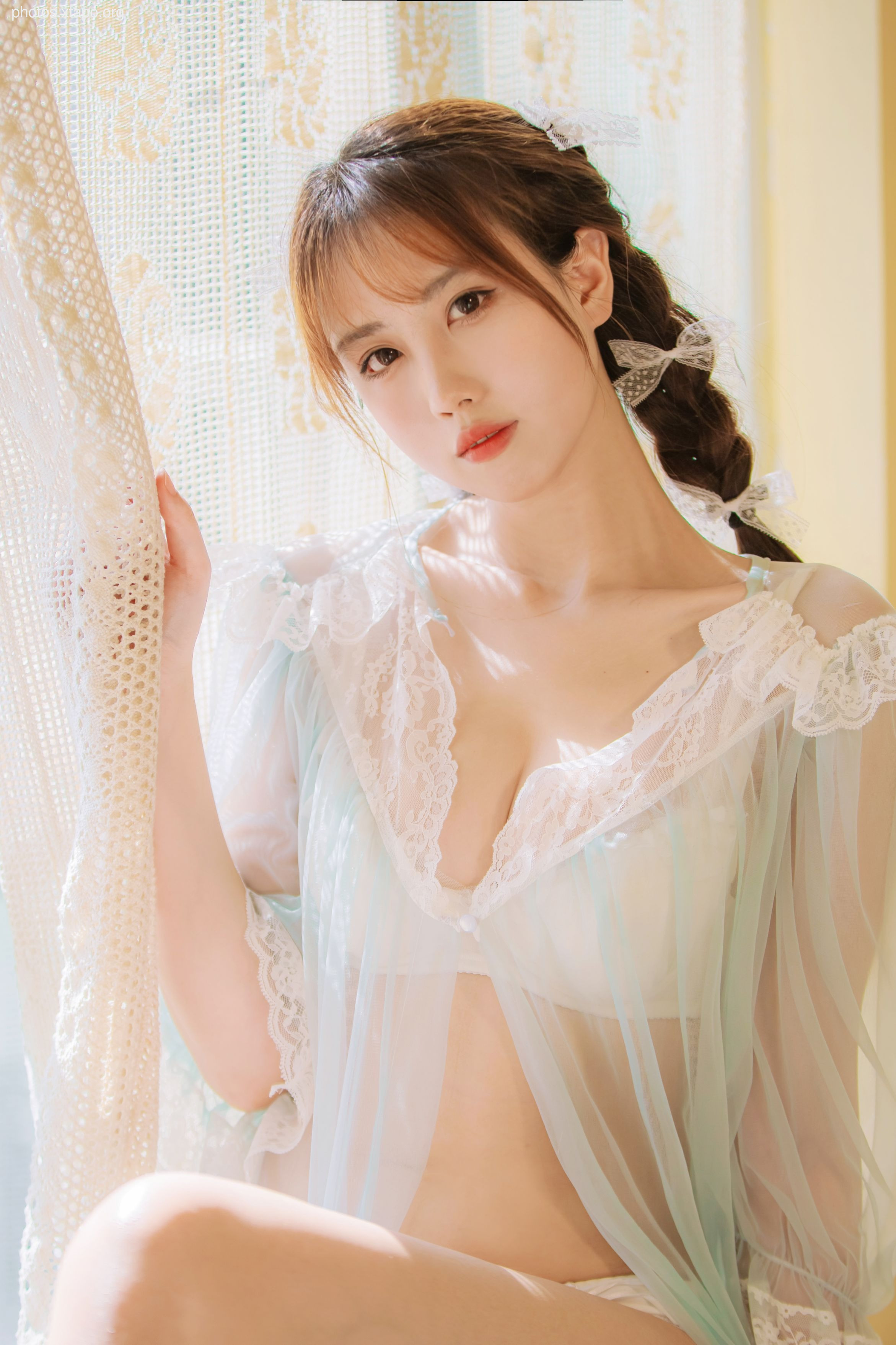 NO.022 Blue gauze 40p-596MB