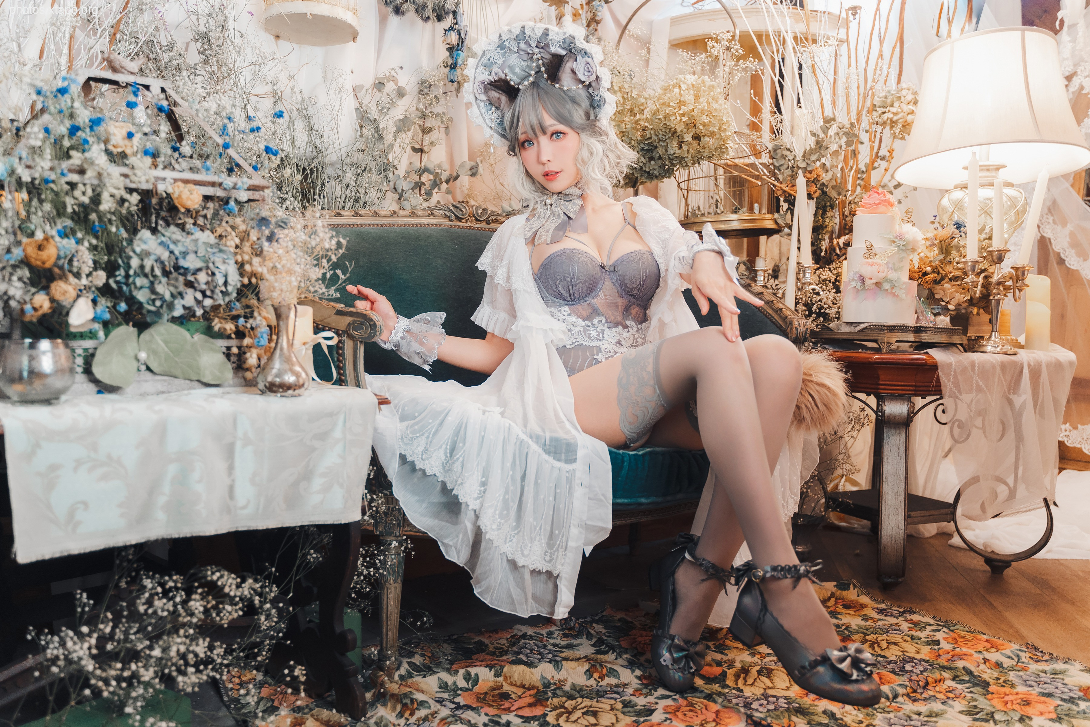 Elyee -Agdoll cat doll puppet cat girl figure