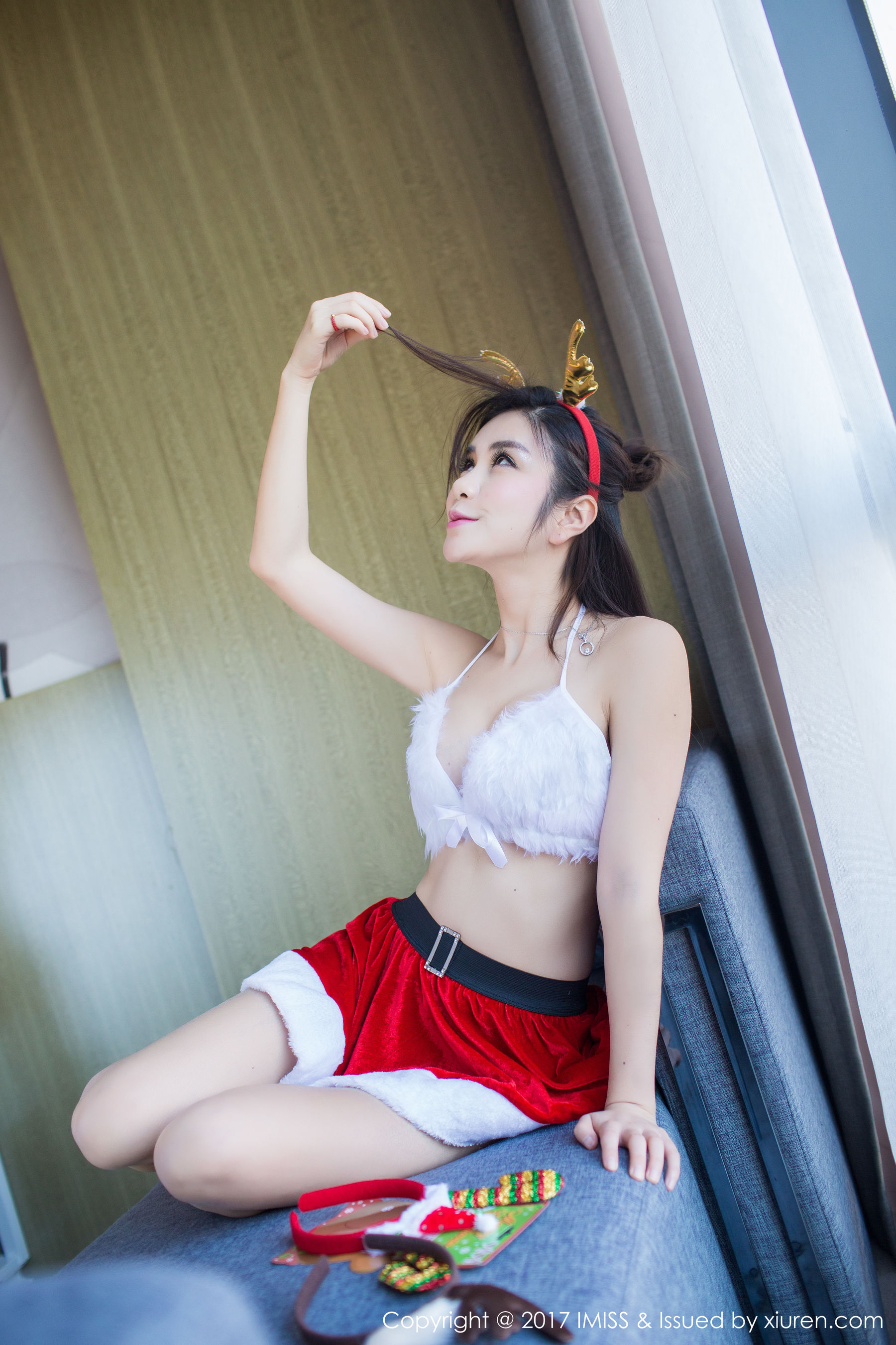 Li Liqi happy Christmas themeStockings Series 爱 李 李 i VOL.146