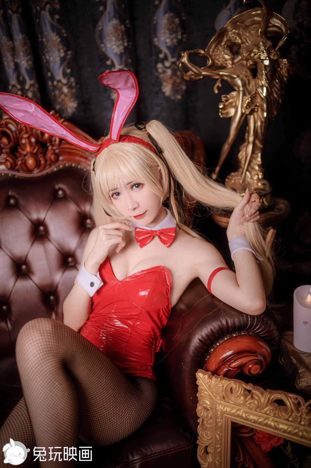 Rabbit Play Movie Cosplay Bunny Girl Red and Black